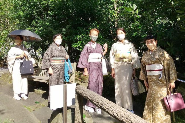 ガーデンテラスを後にします