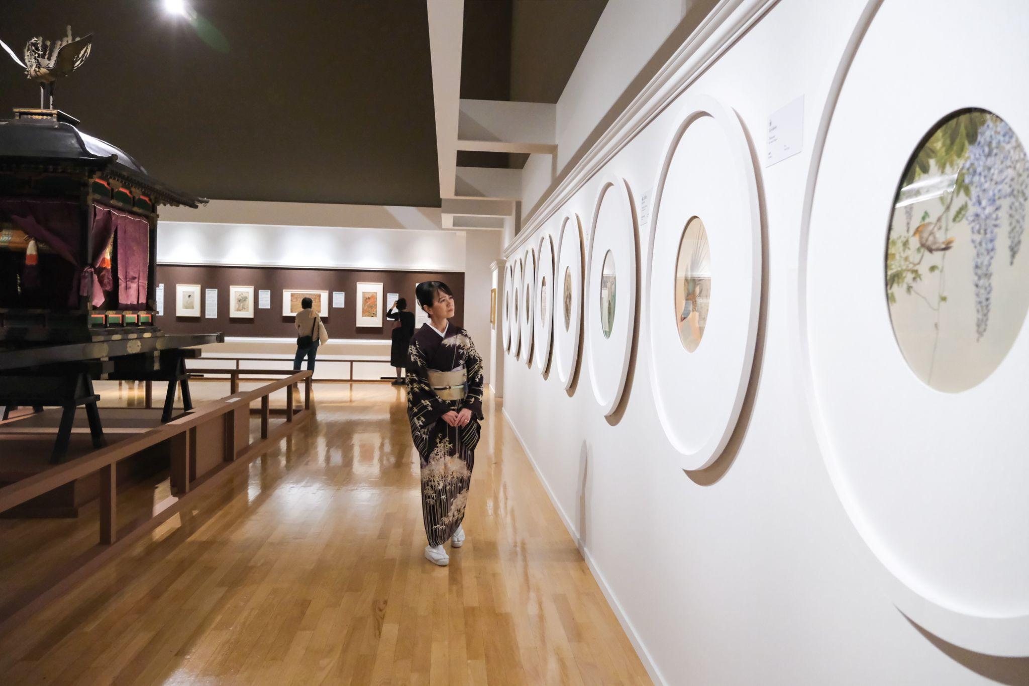 《赤坂離宮花鳥図画帖》展示風景
