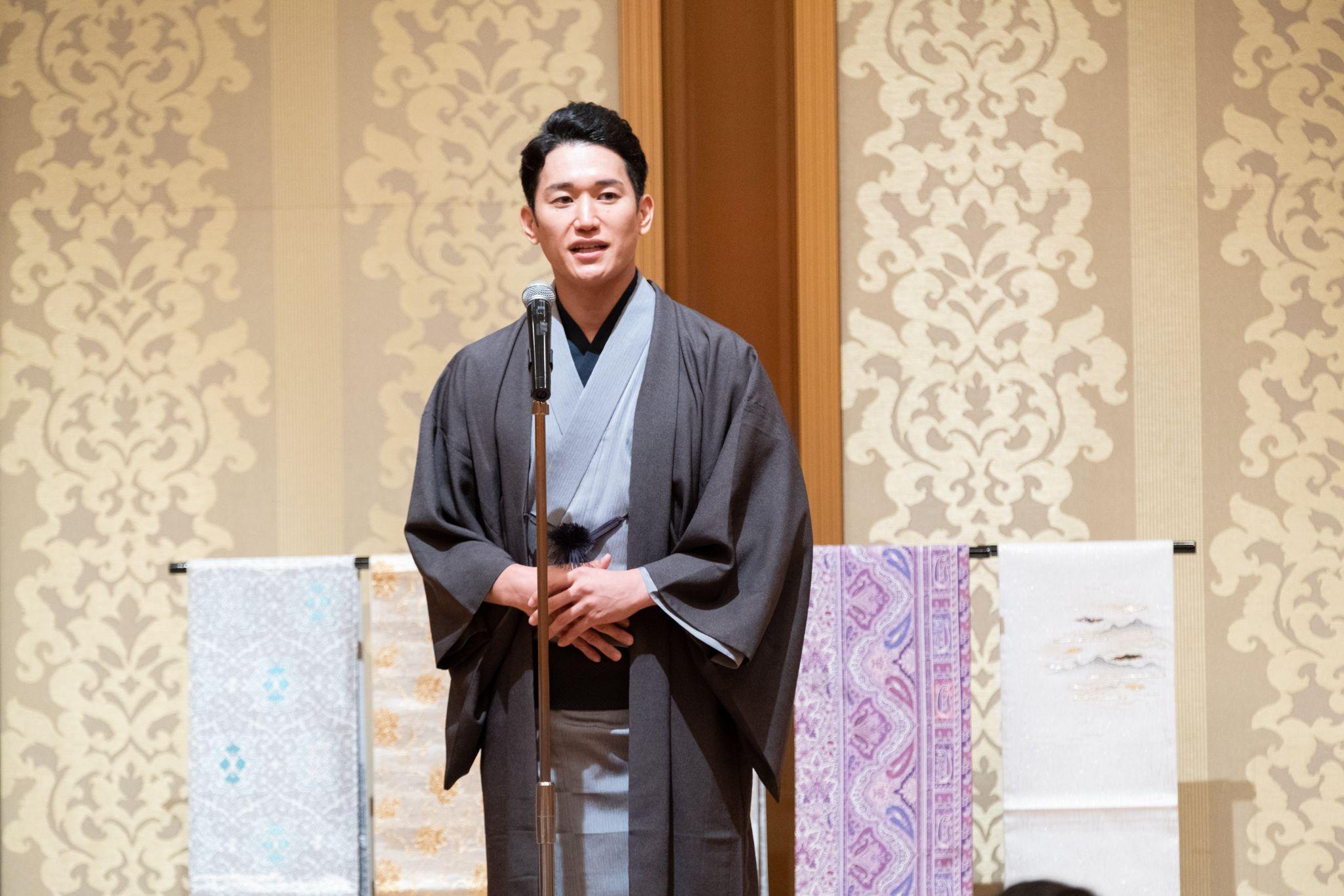 京都きもの市場　田中社長