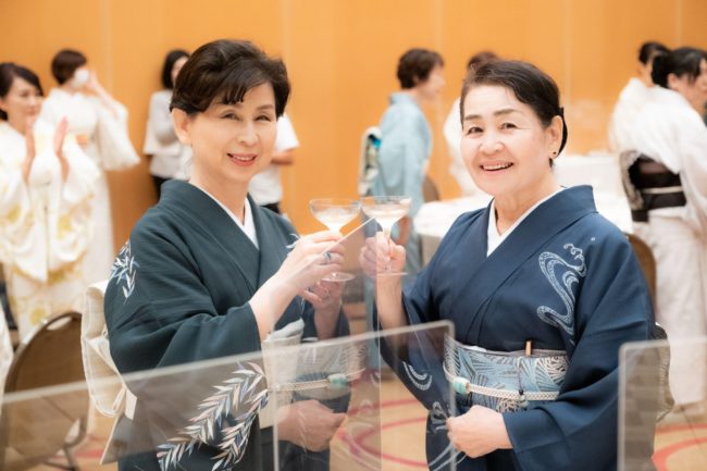 お客様方もにこやかに