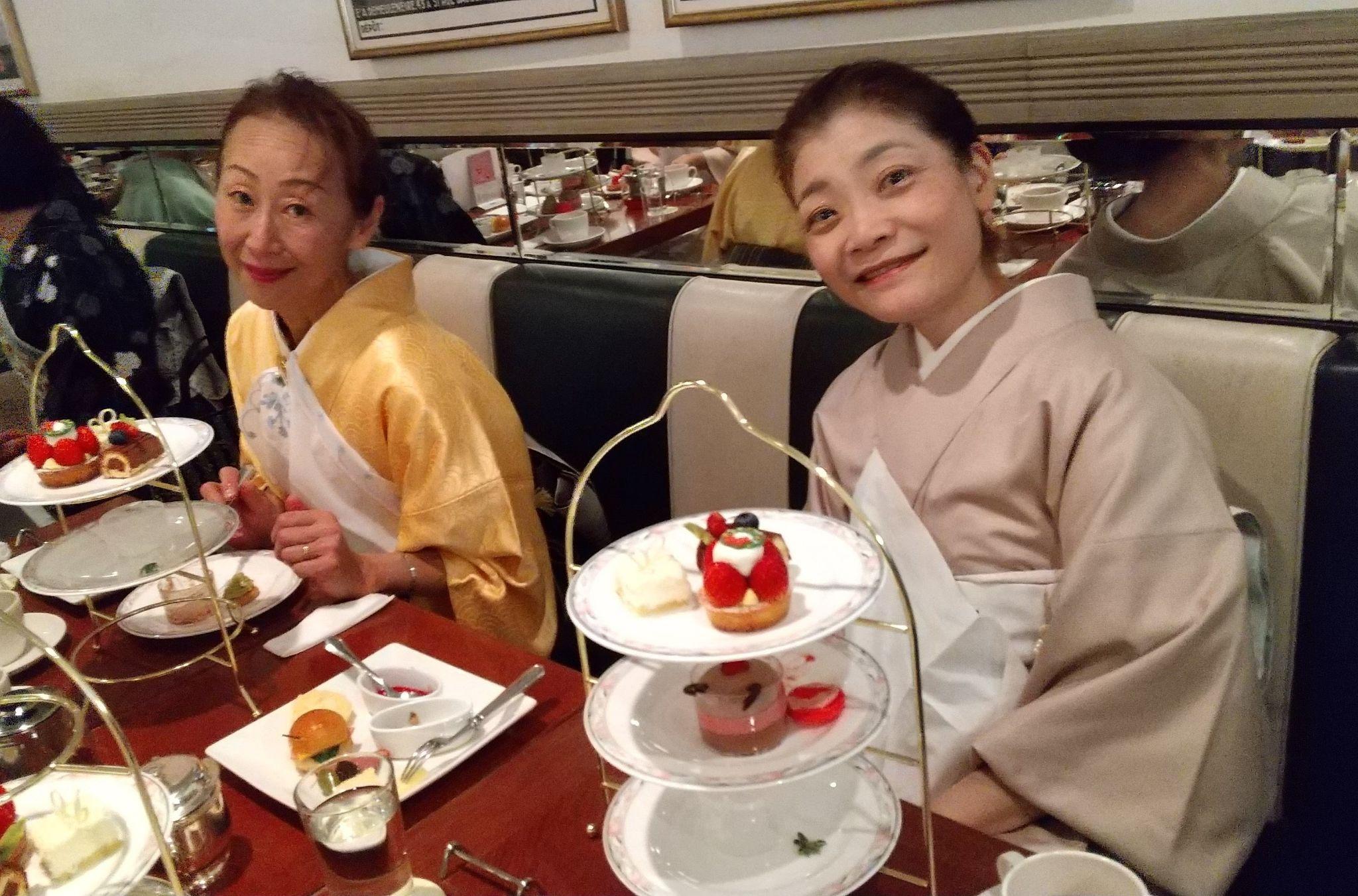 着物の話に花が咲く皆様