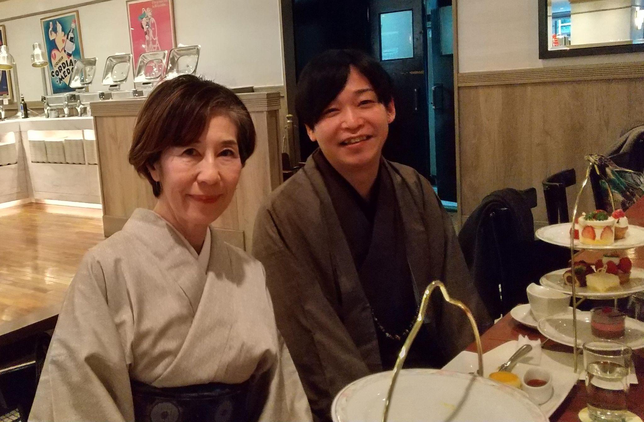 着物の話に花が咲く皆様