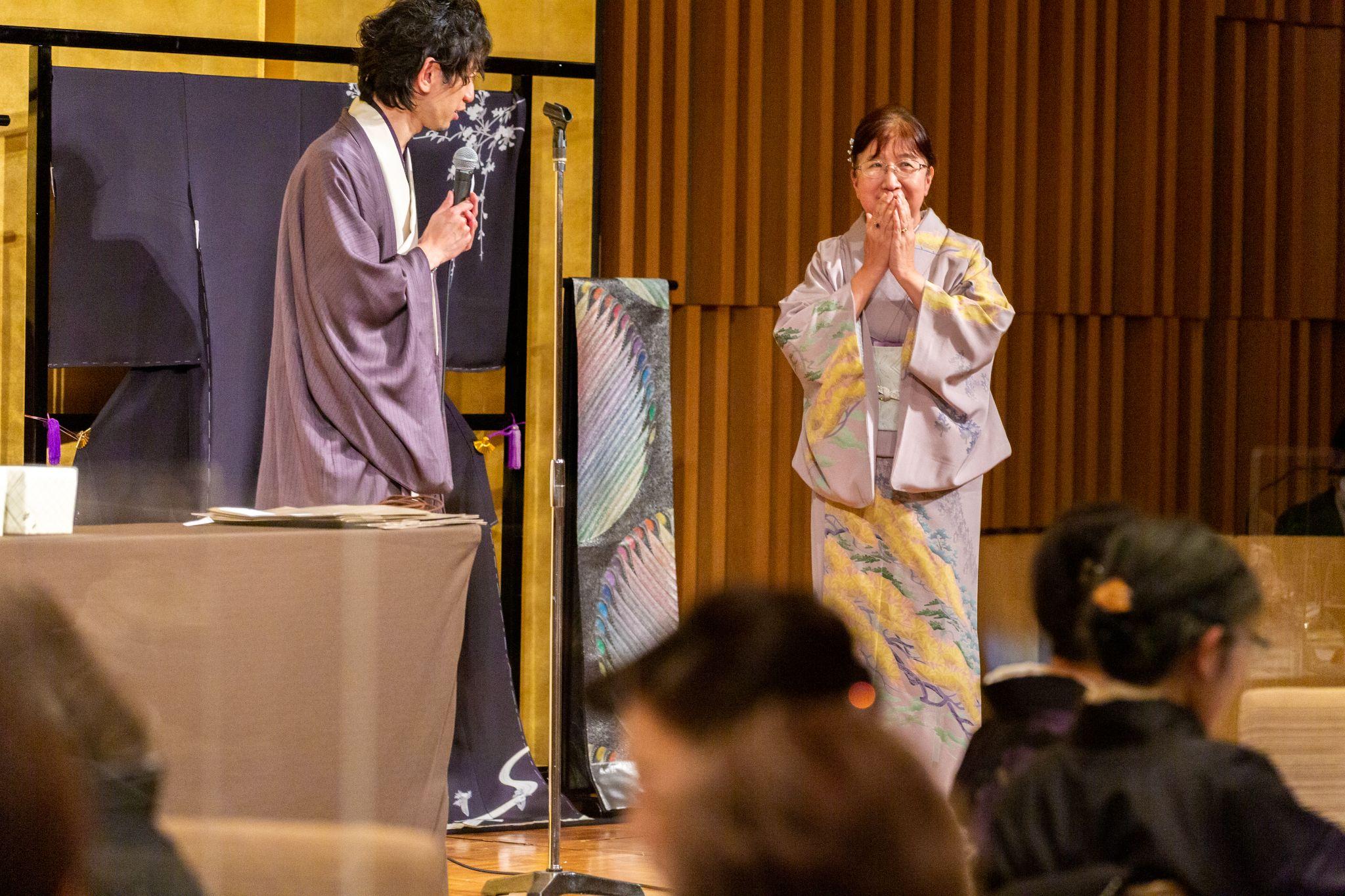 抽選会で当選したお客様