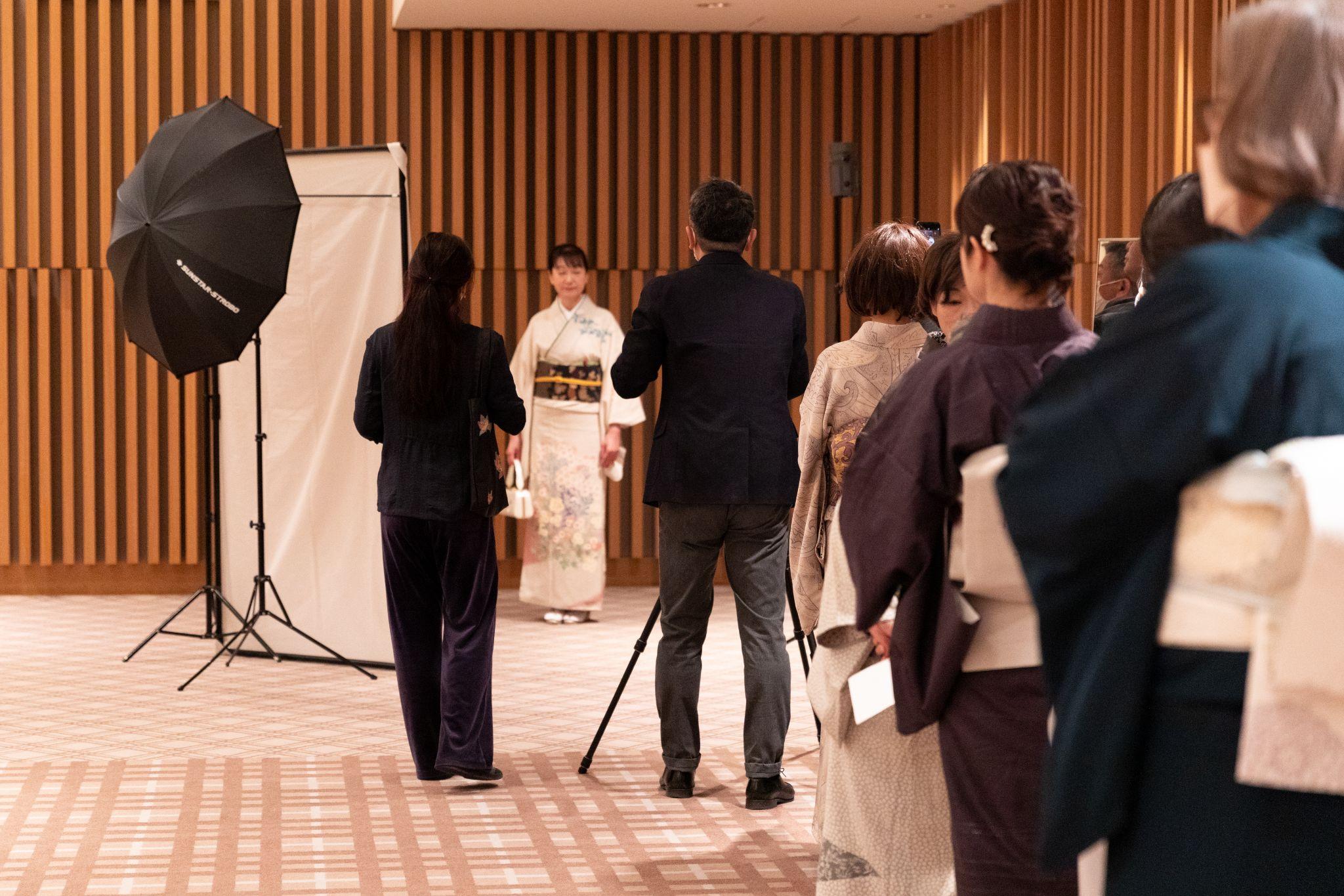 雑誌『美しいキモノ』によるスナップ撮影会