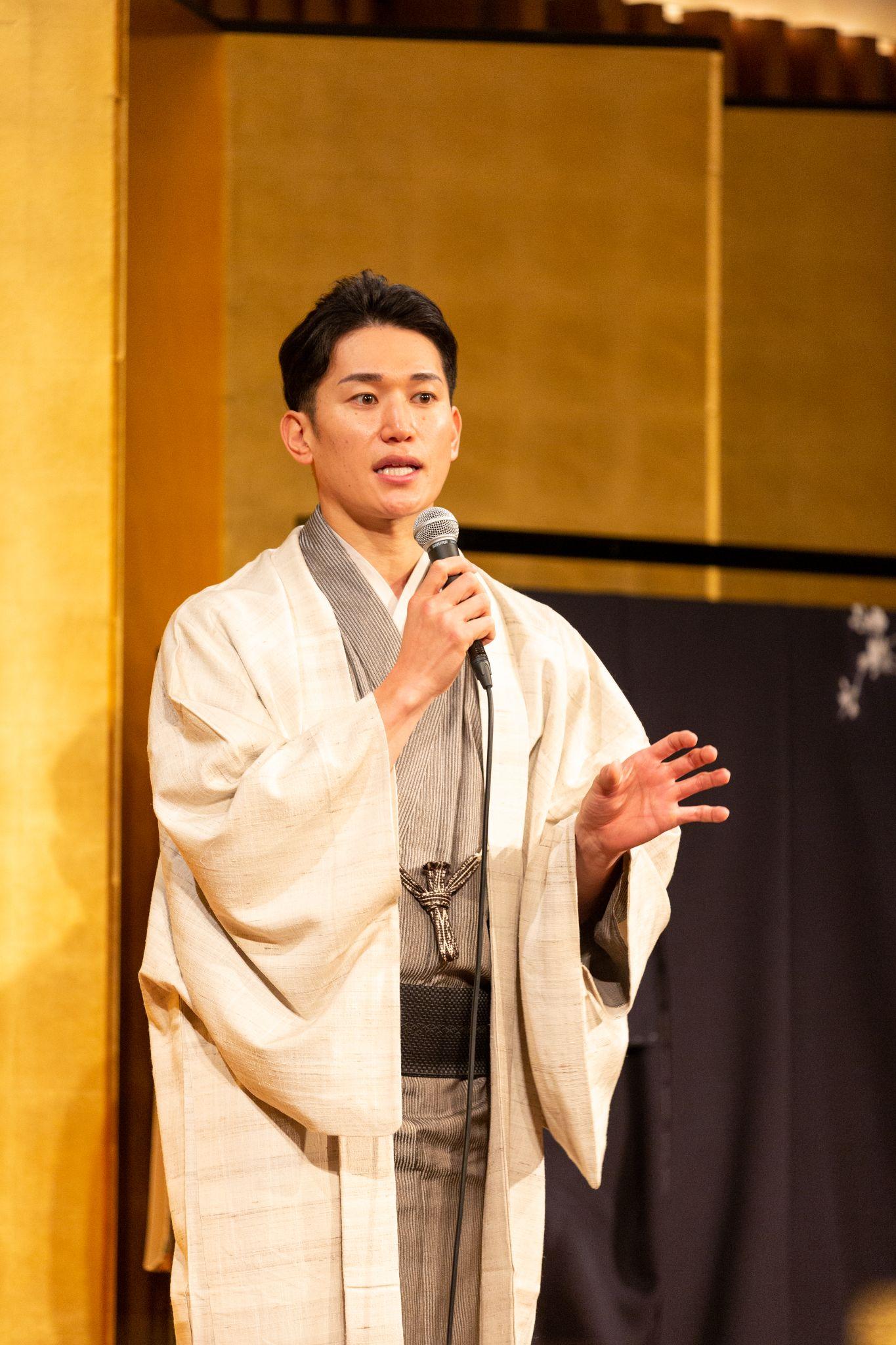 代表の田中から皆様に挨拶