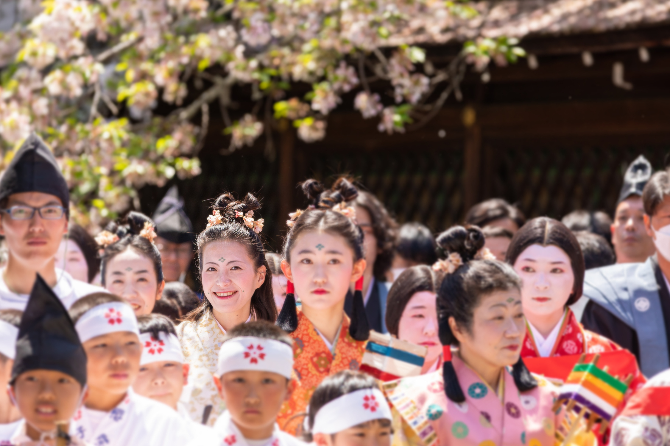 桜花祭で織姫 「#京都ガチ勢、大西里枝さん家の一年」vol.4