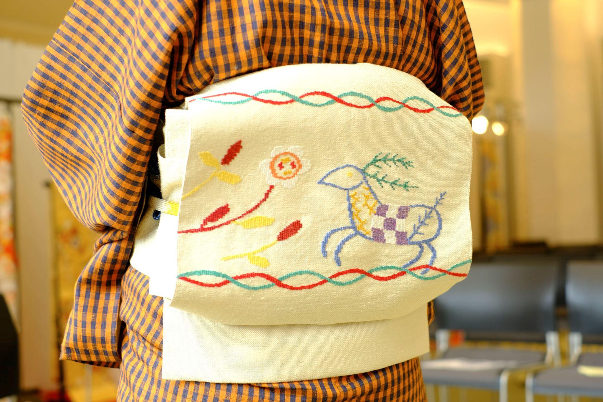 帯は洛風林さんの八寸名古屋帯