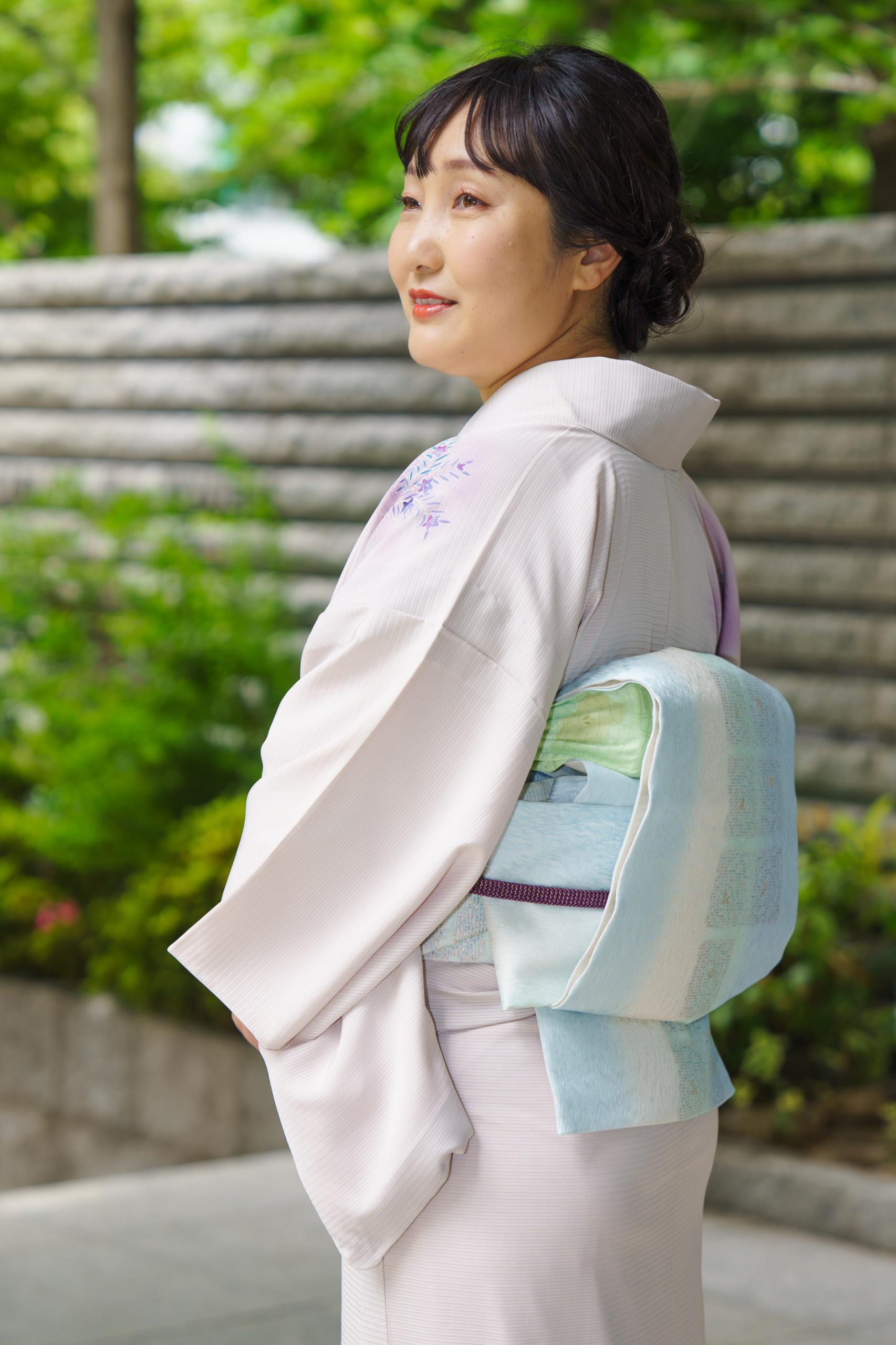 ヘアスタイルもステキ