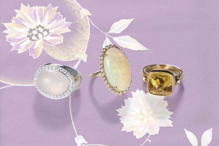 フィレンツェ金細工エメラルドリング （フィレンツェ金細工