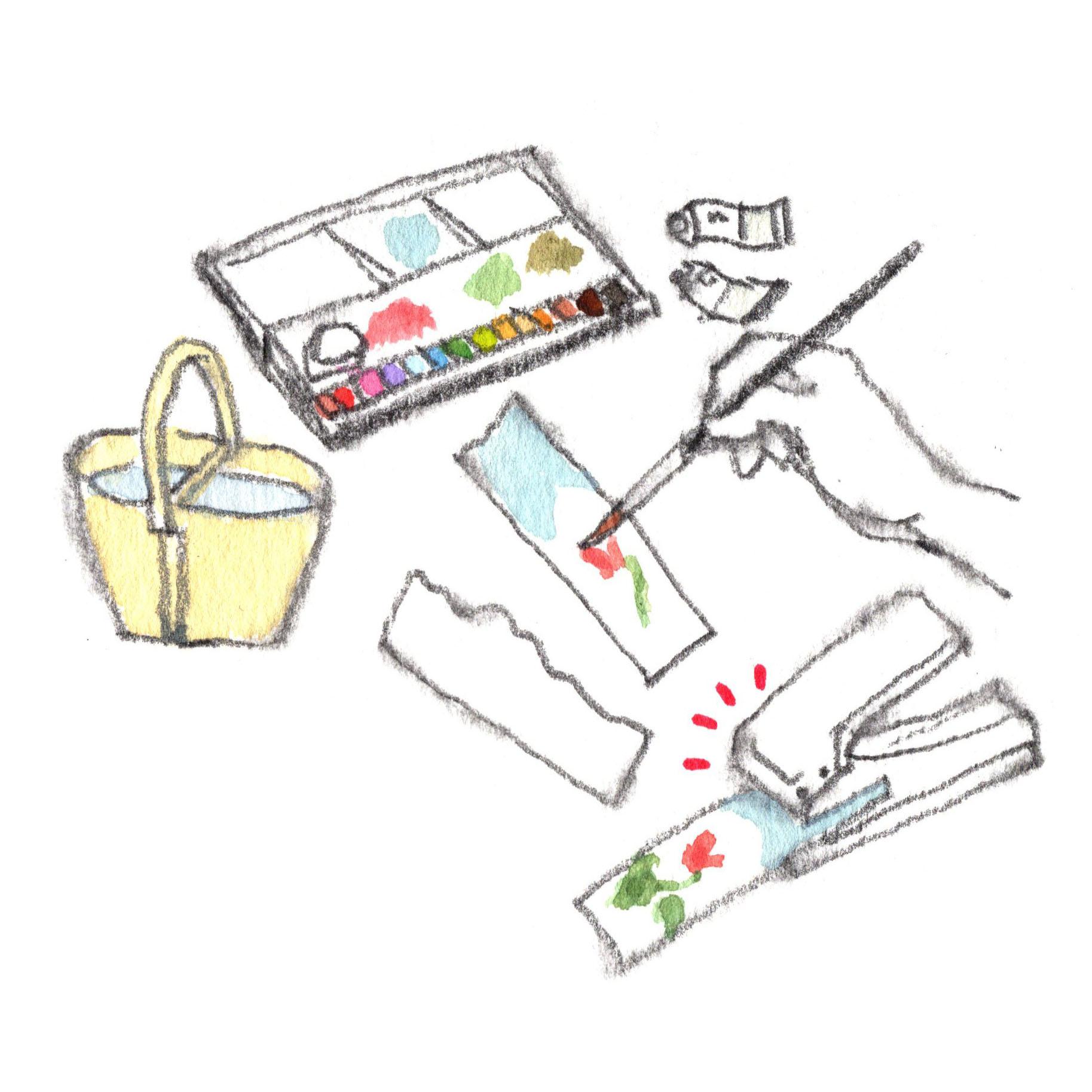 手作りの栞