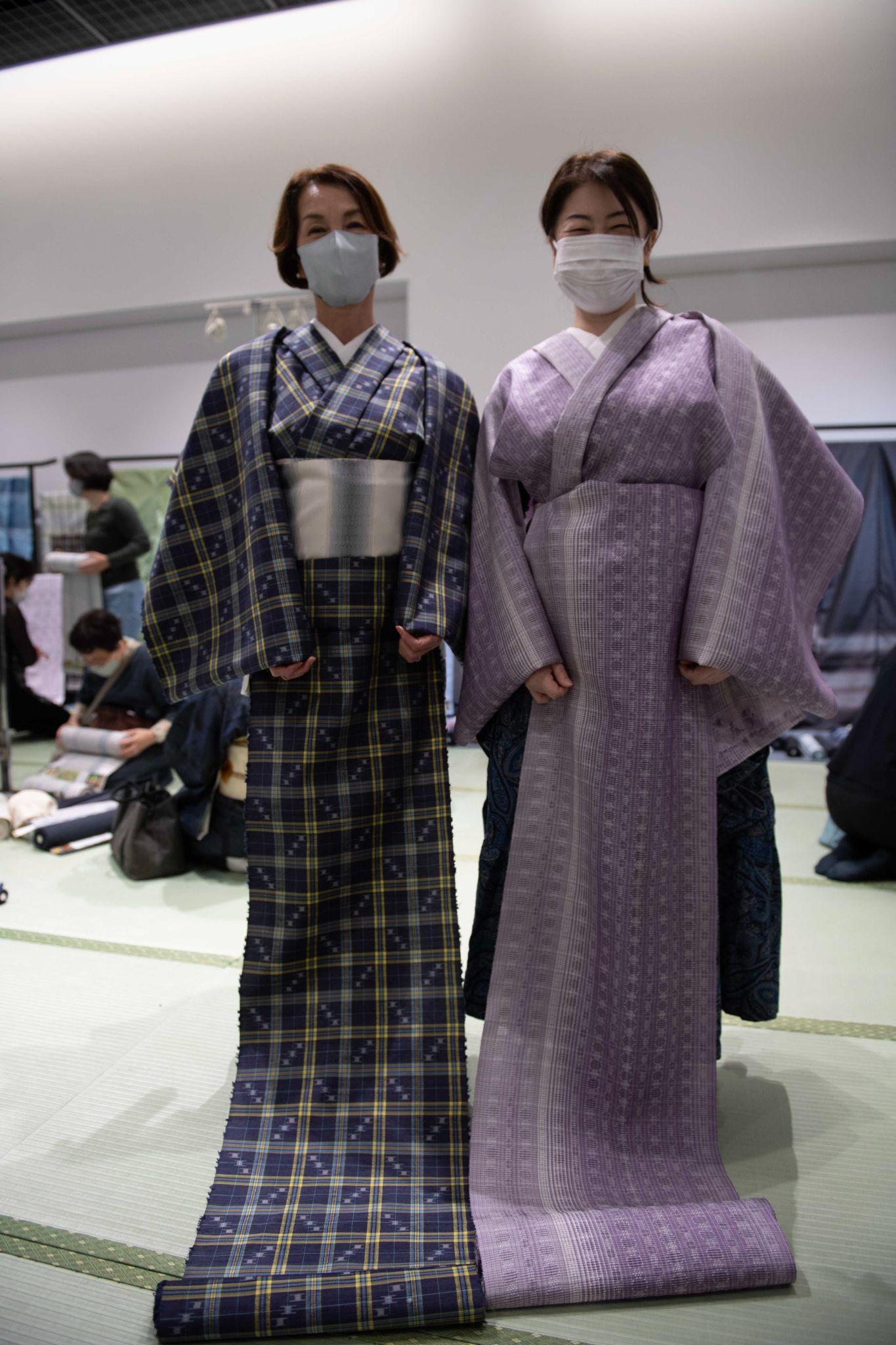 今回のツアーをきっかけに着物を仕立てたお二人
