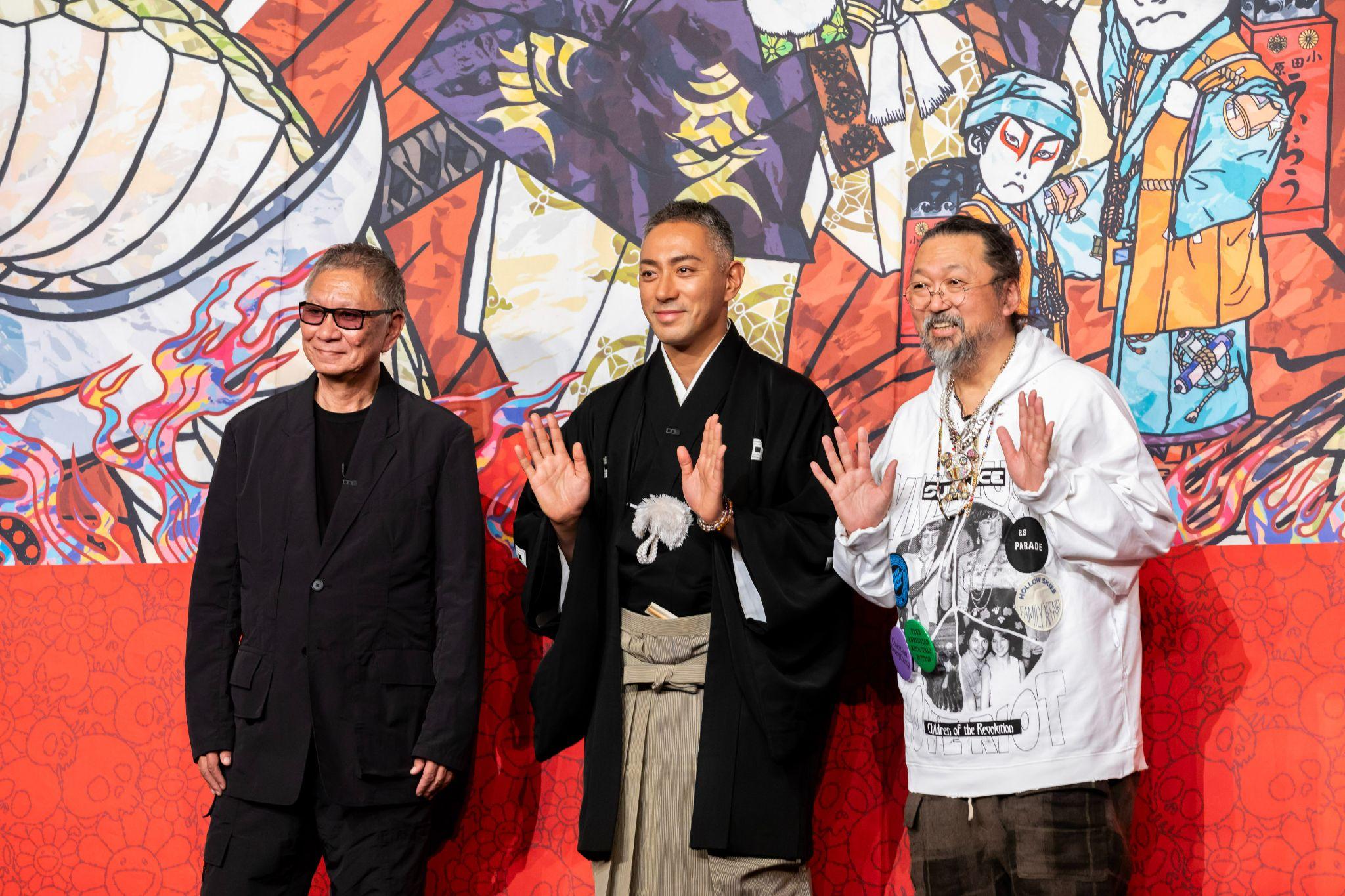 十三代目市川團十郎襲名を寿ぐ「祝幕」のお披露目