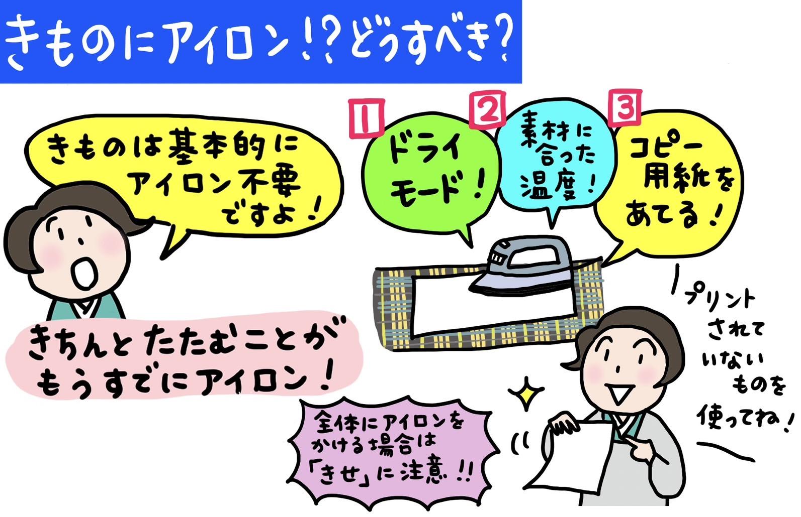 【Q13】きものにアイロンってどうするのが正解? 「いまさんの着物お悩み相談室」