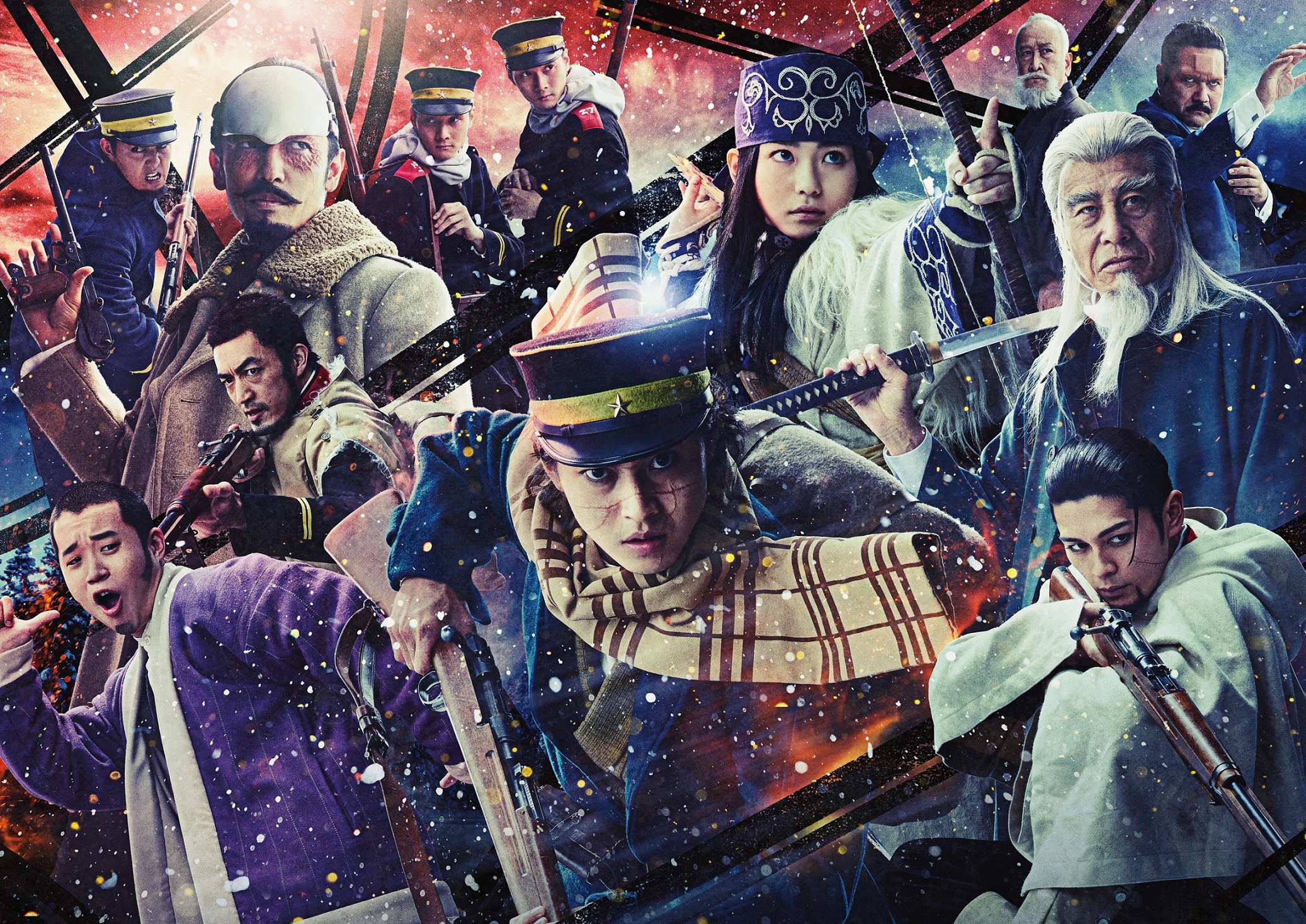 原作そのままのキャラクタービジュアルに興奮! 『ゴールデンカムイ』「きもの de シネマ」vol.42