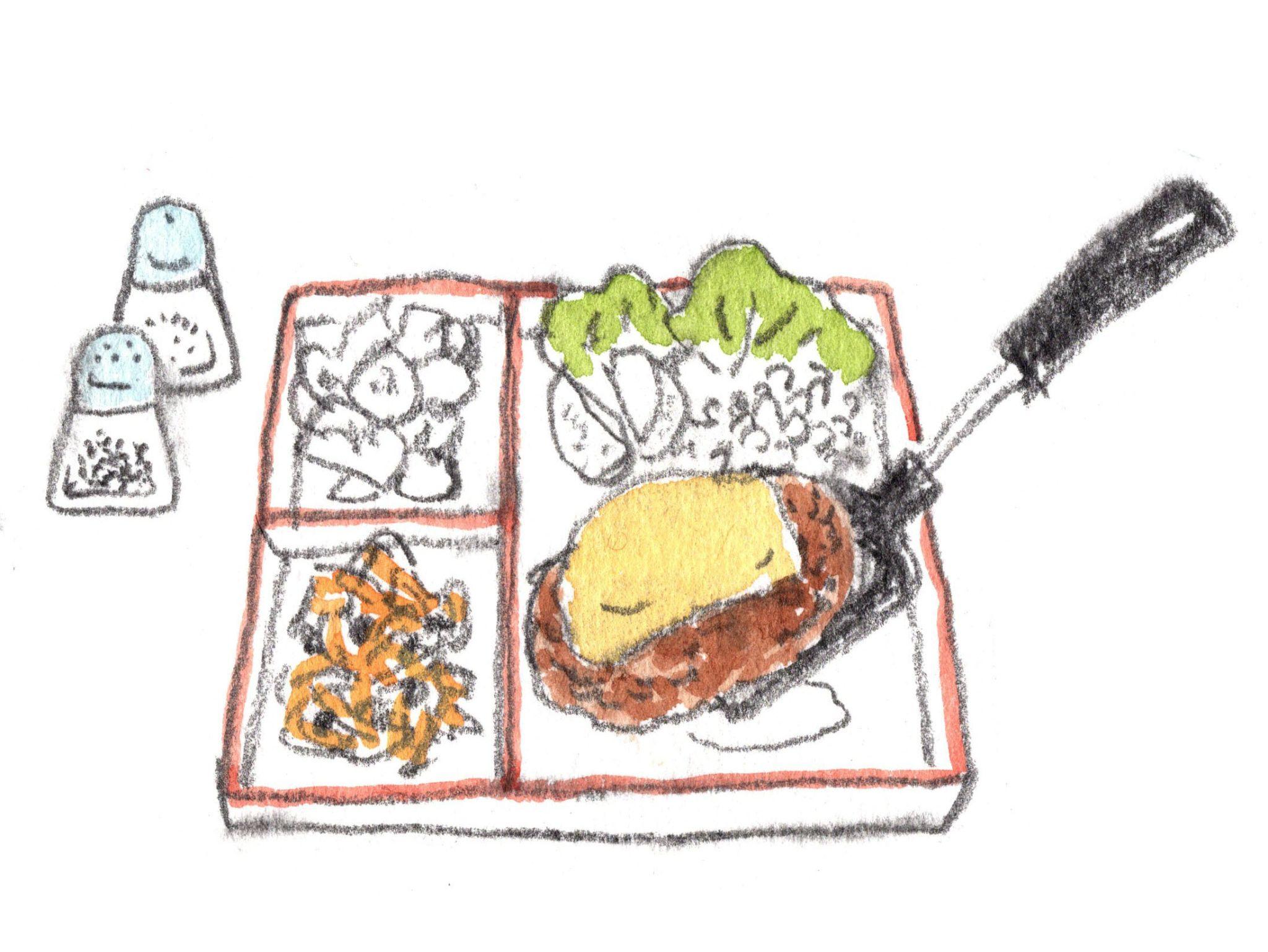 洋食の盛りつけ方