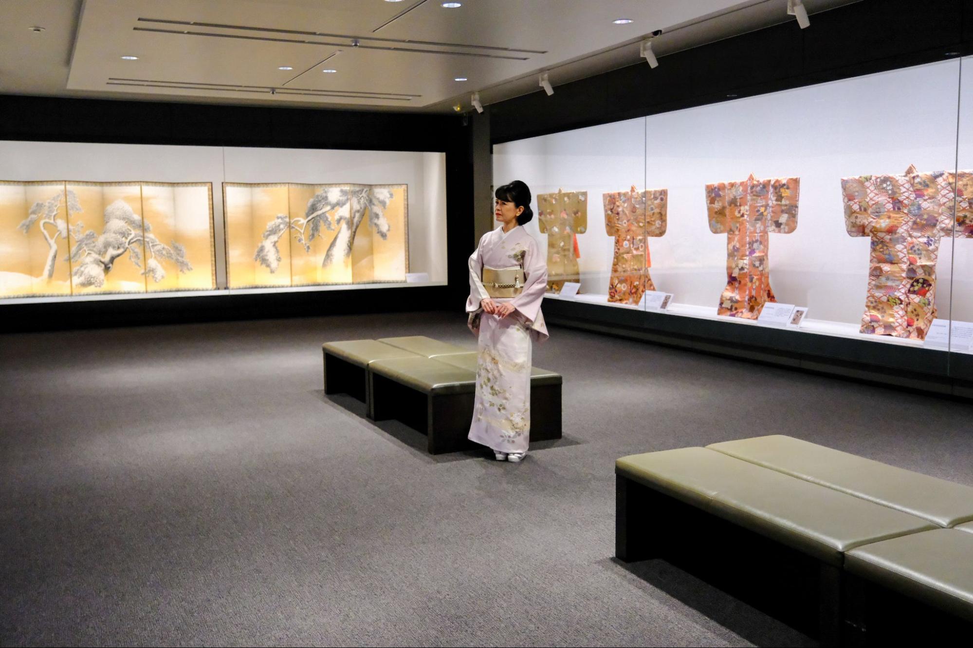 国宝 雪松図と能面×能の意匠』 三井記念美術館 「きもので 国宝 雪松図と能面×能の意匠』 三井記念美術館 「きもので