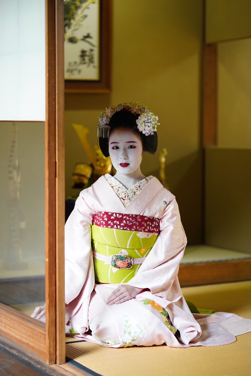 【激安アウトレット!】 京都舞妓帯地No.94 着物・浴衣