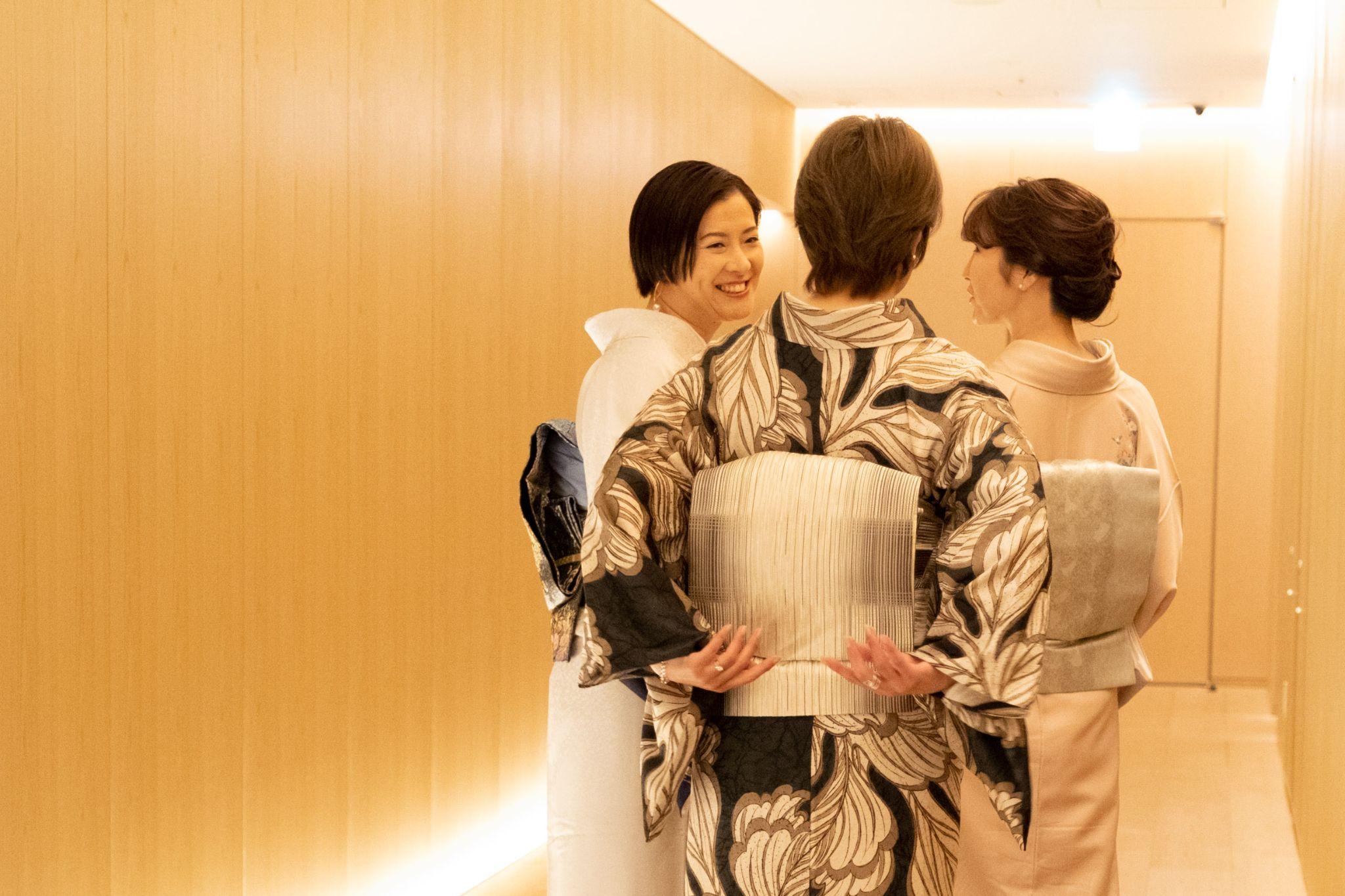 ショートヘアで着慣れた和姿に 【高身長な私たち@東京エディション虎ノ門】「きものでスイート」vol.8