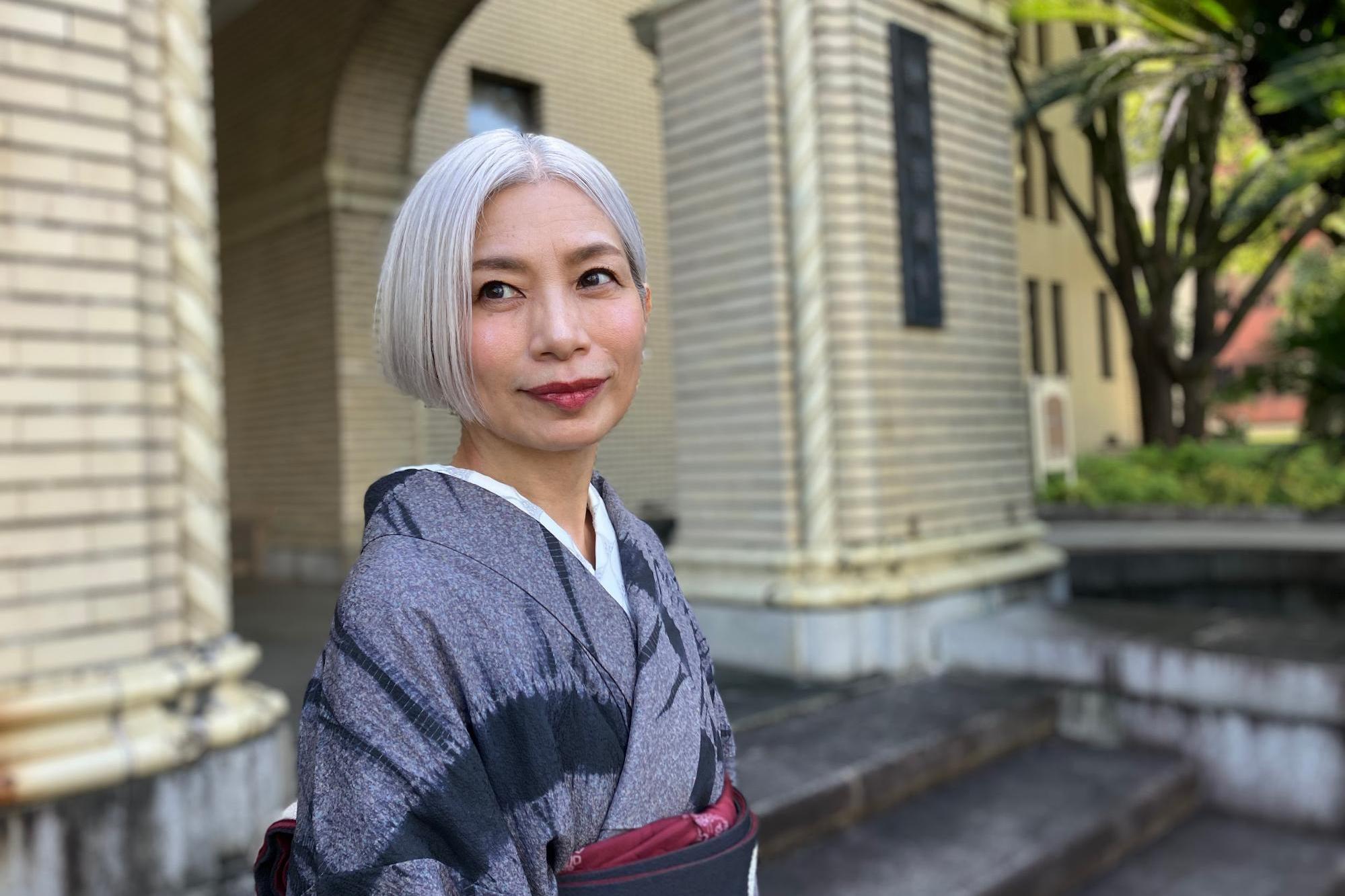 半衿をかえて印象激変!おしゃれな着姿に 「着物ひろこの着付けTIPs」vol.9