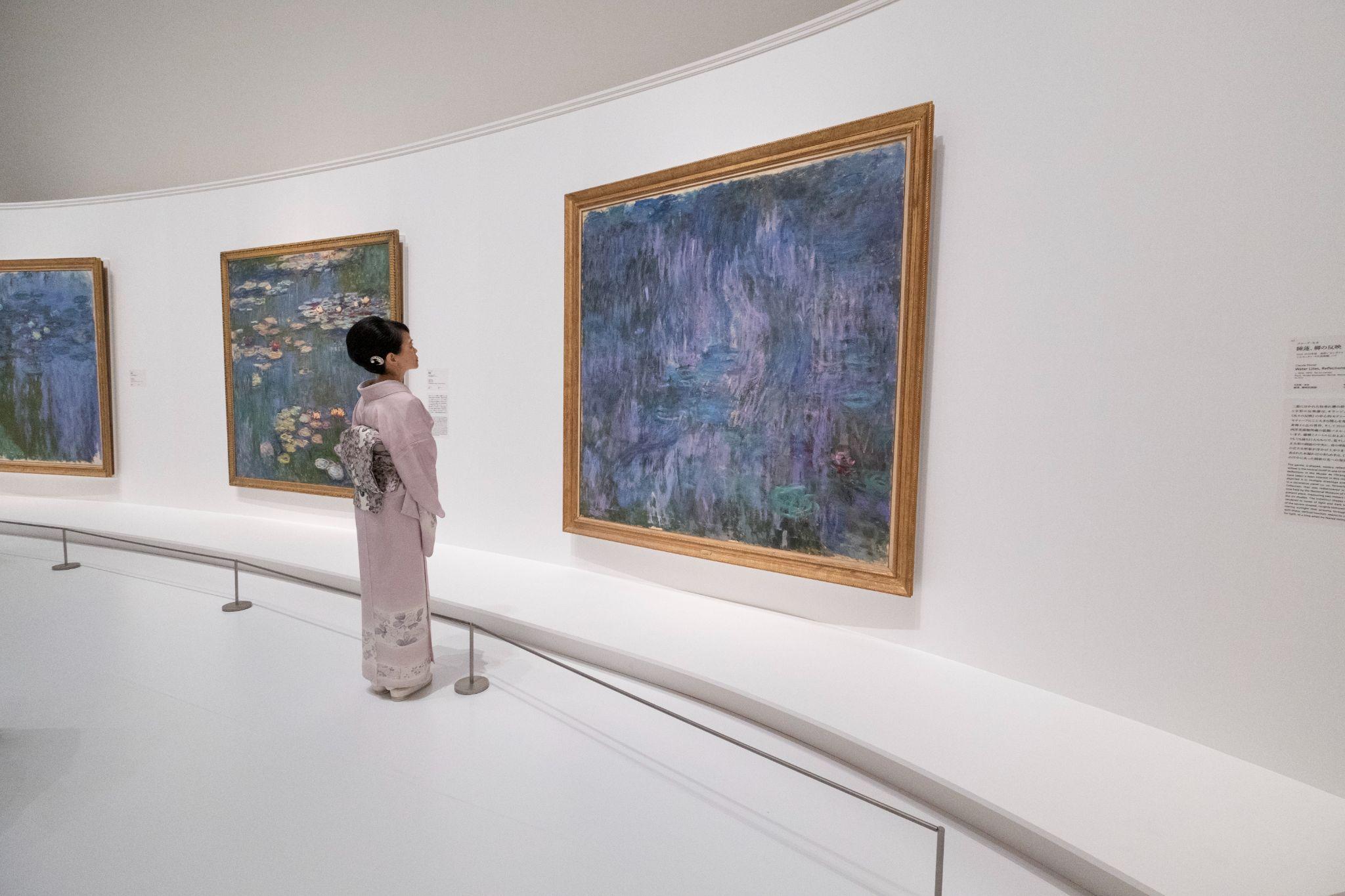 モネ 睡蓮のとき』 国立西洋美術館 「きものでミュージアム」vol モネ 睡蓮のとき』 国立西洋美術館 「きものでミュージアム」vol