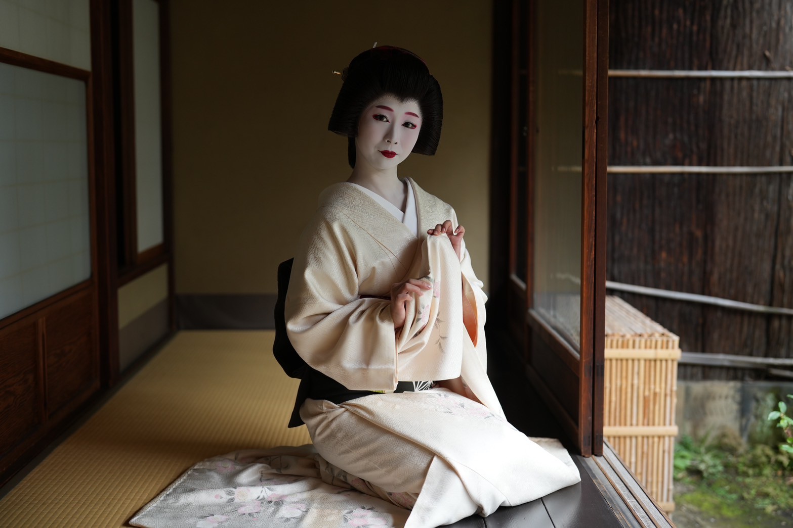 京都 舞妓 芸妓☆祇園甲部 小燿、小扇、彩乃☆団扇☆非売品