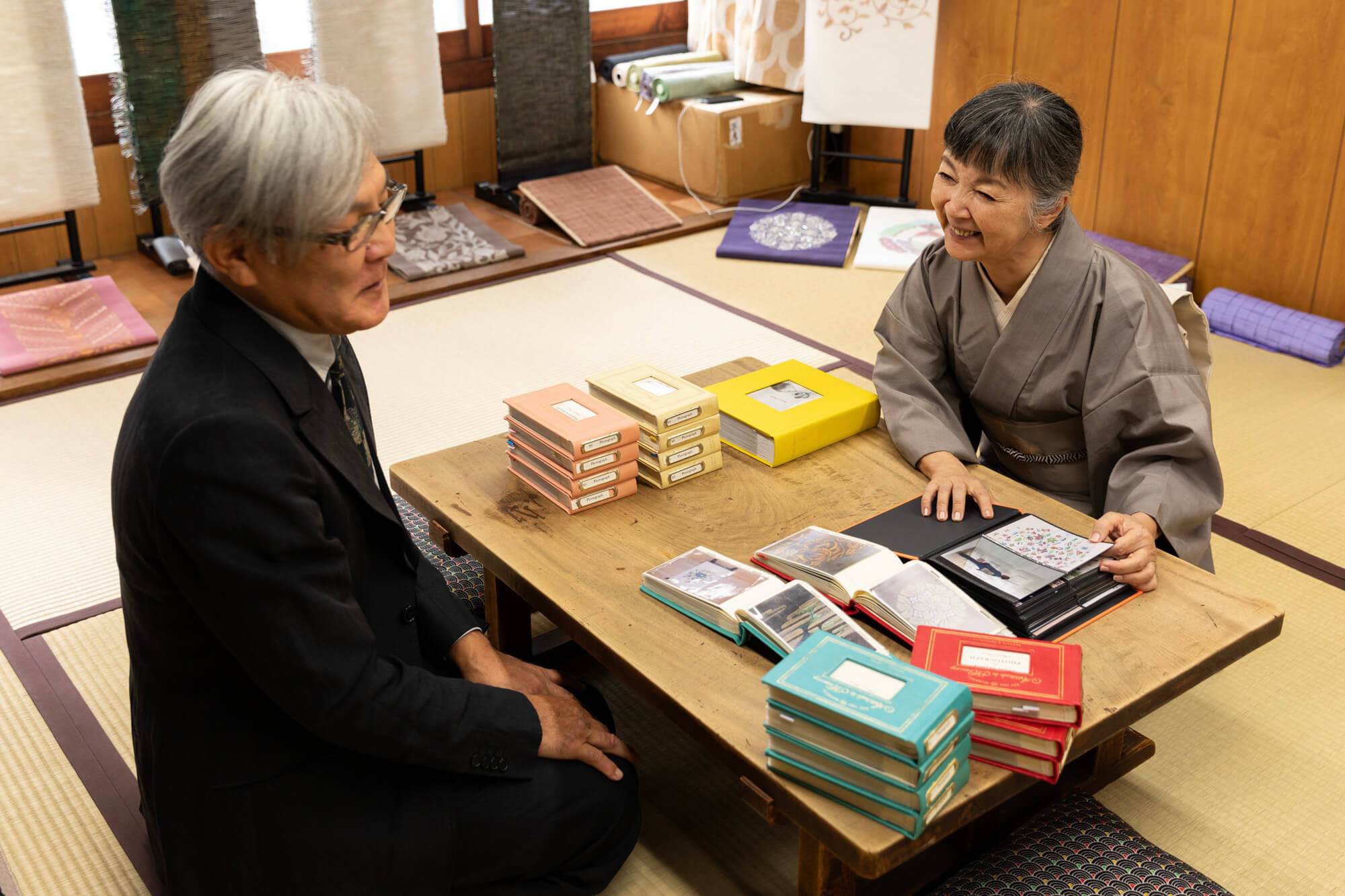 桝蔵順彦さんと山崎陽子さん