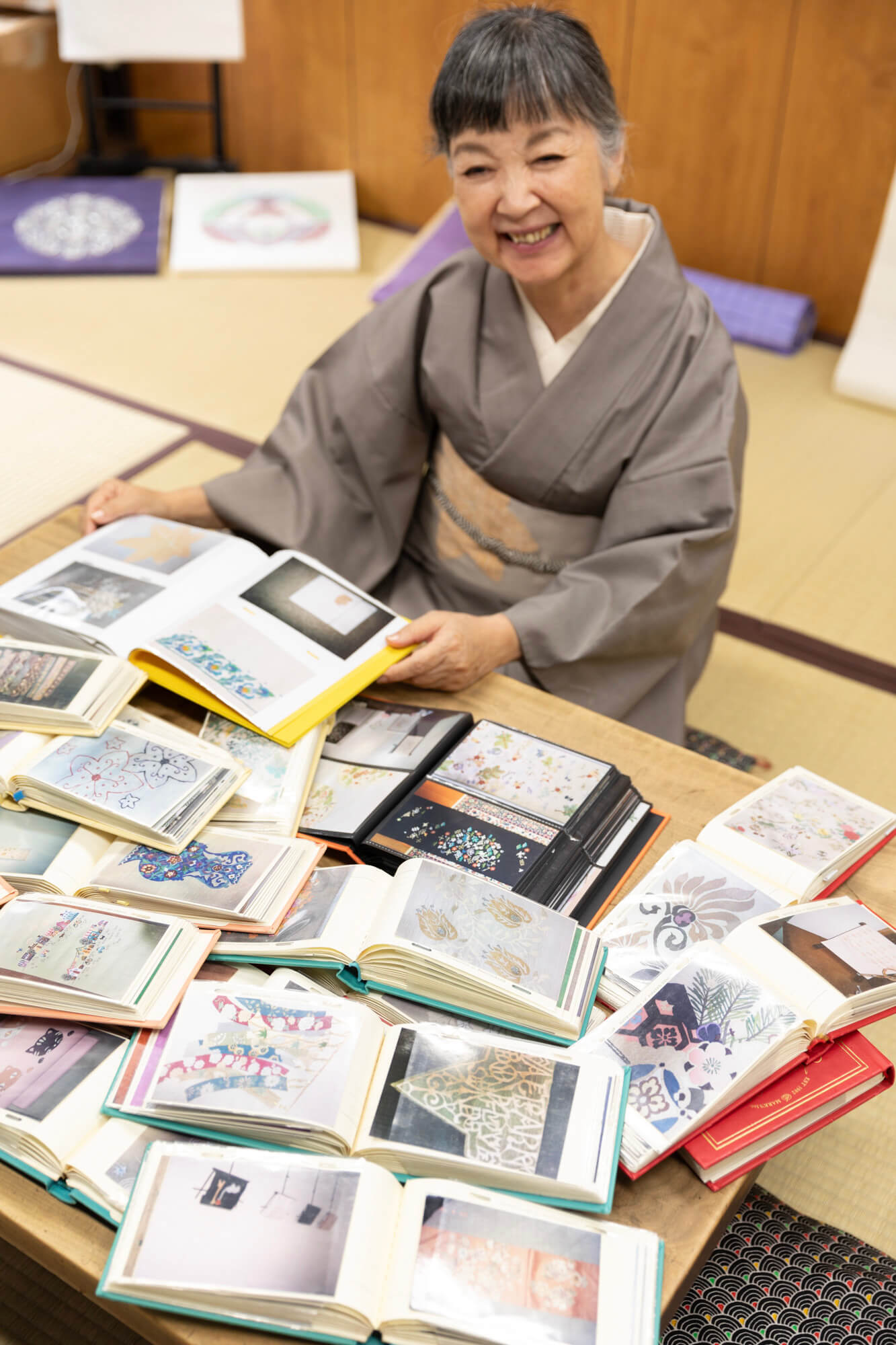 何十冊もの写真帳