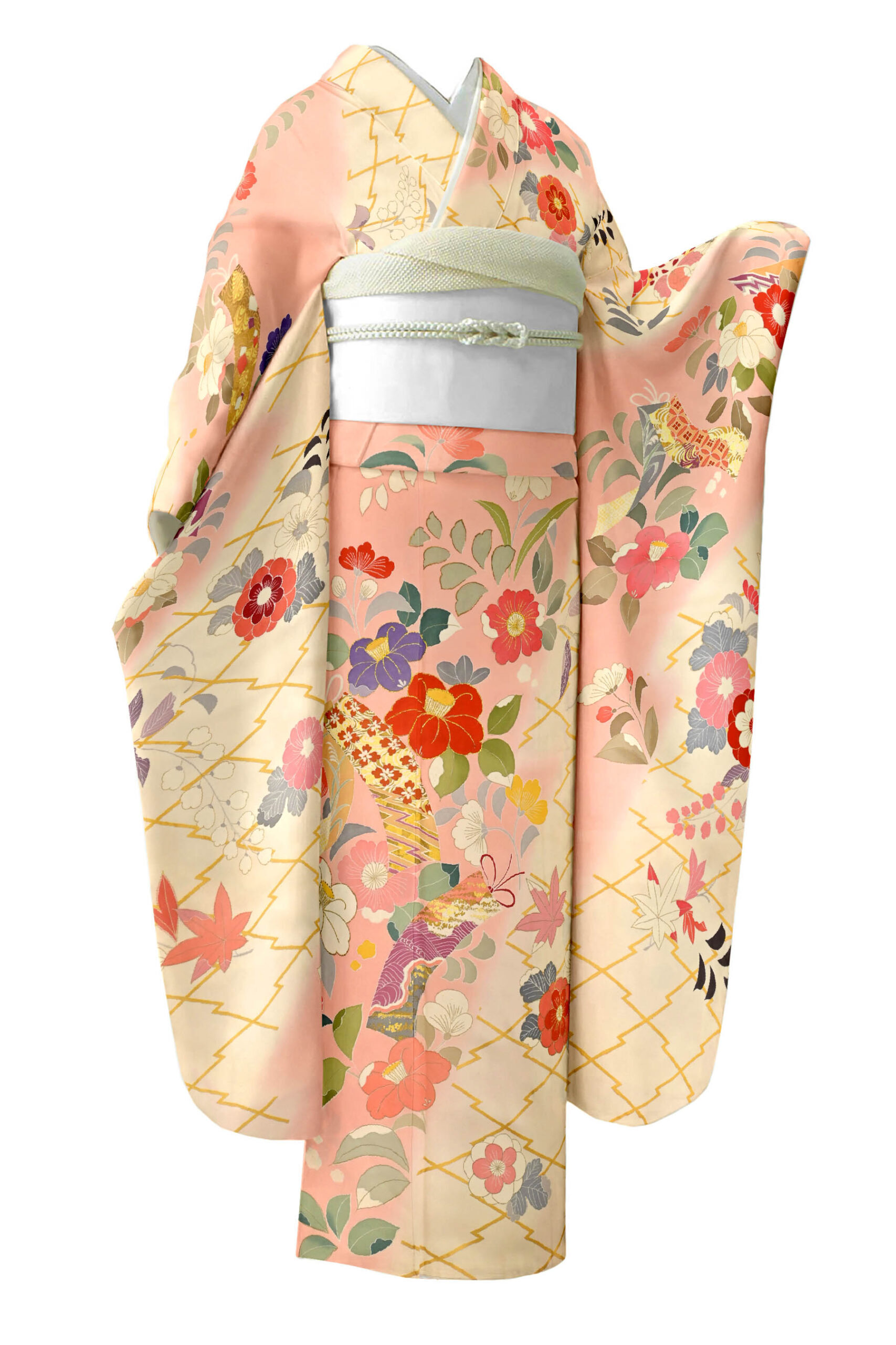 【千總】 京友禅振袖・長襦袢セット ≪仕・中古美品≫
