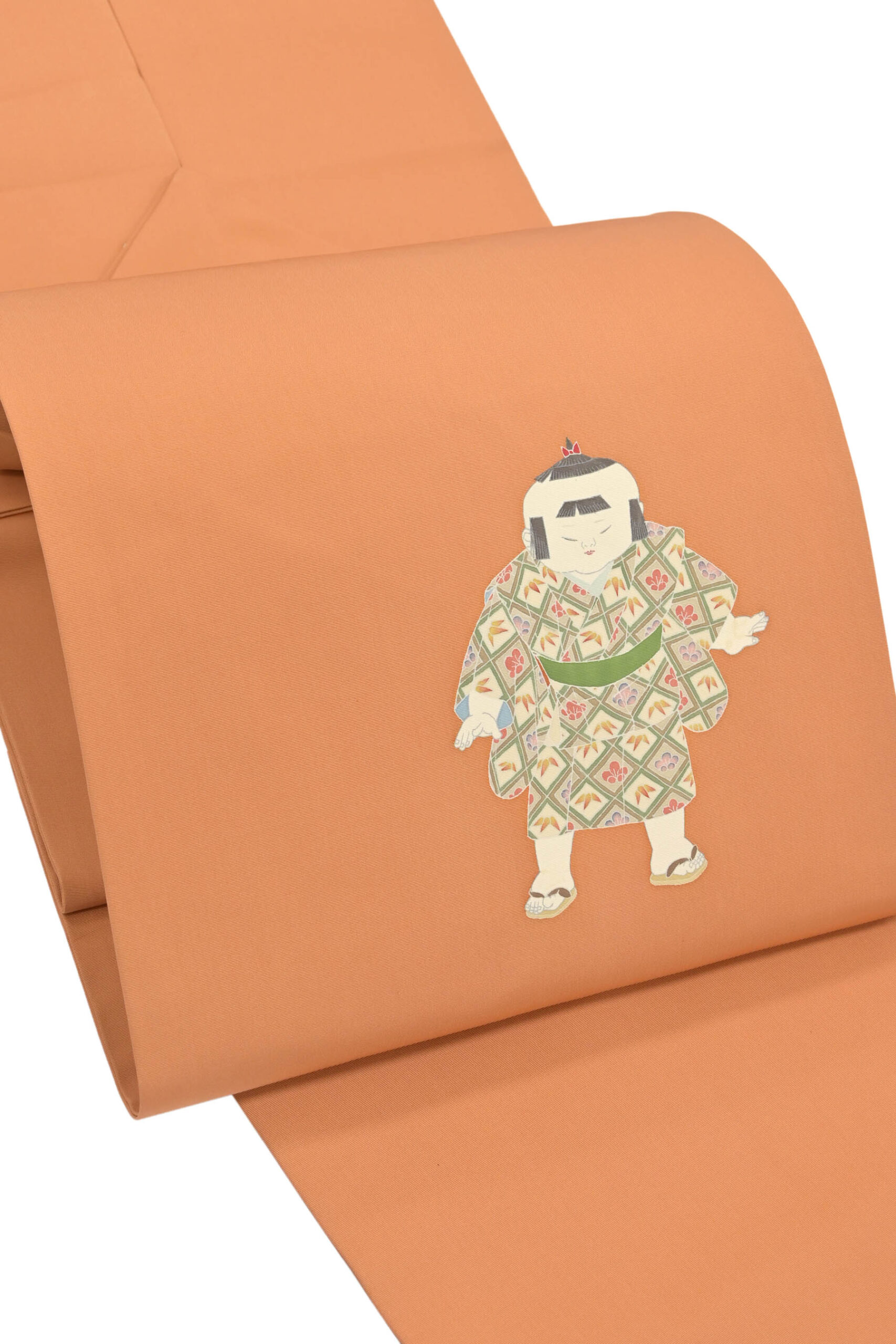 【初代 由水十久】 傑作加賀友禅九寸名古屋帯 中古美品