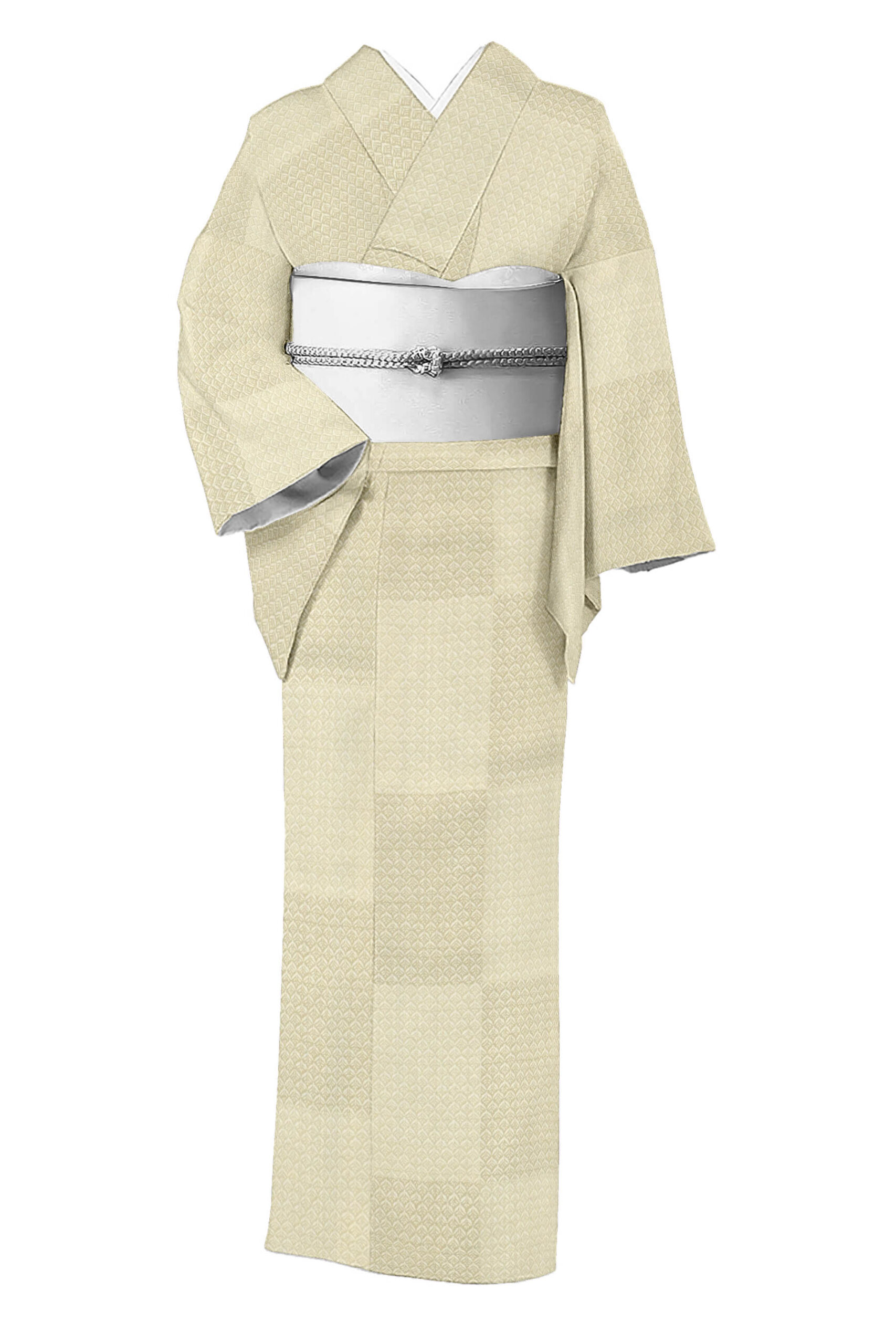 【単衣・夏用】【東レシルック】セオα仕立て上がり小紋(新品)