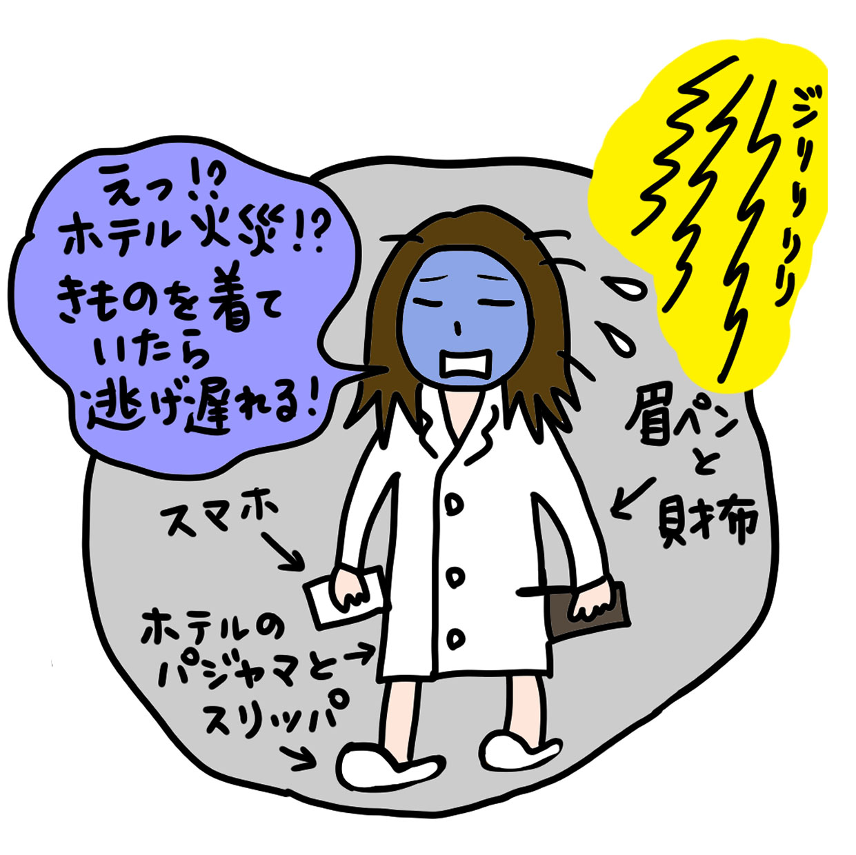 きもの旅のホテルで火災が発生