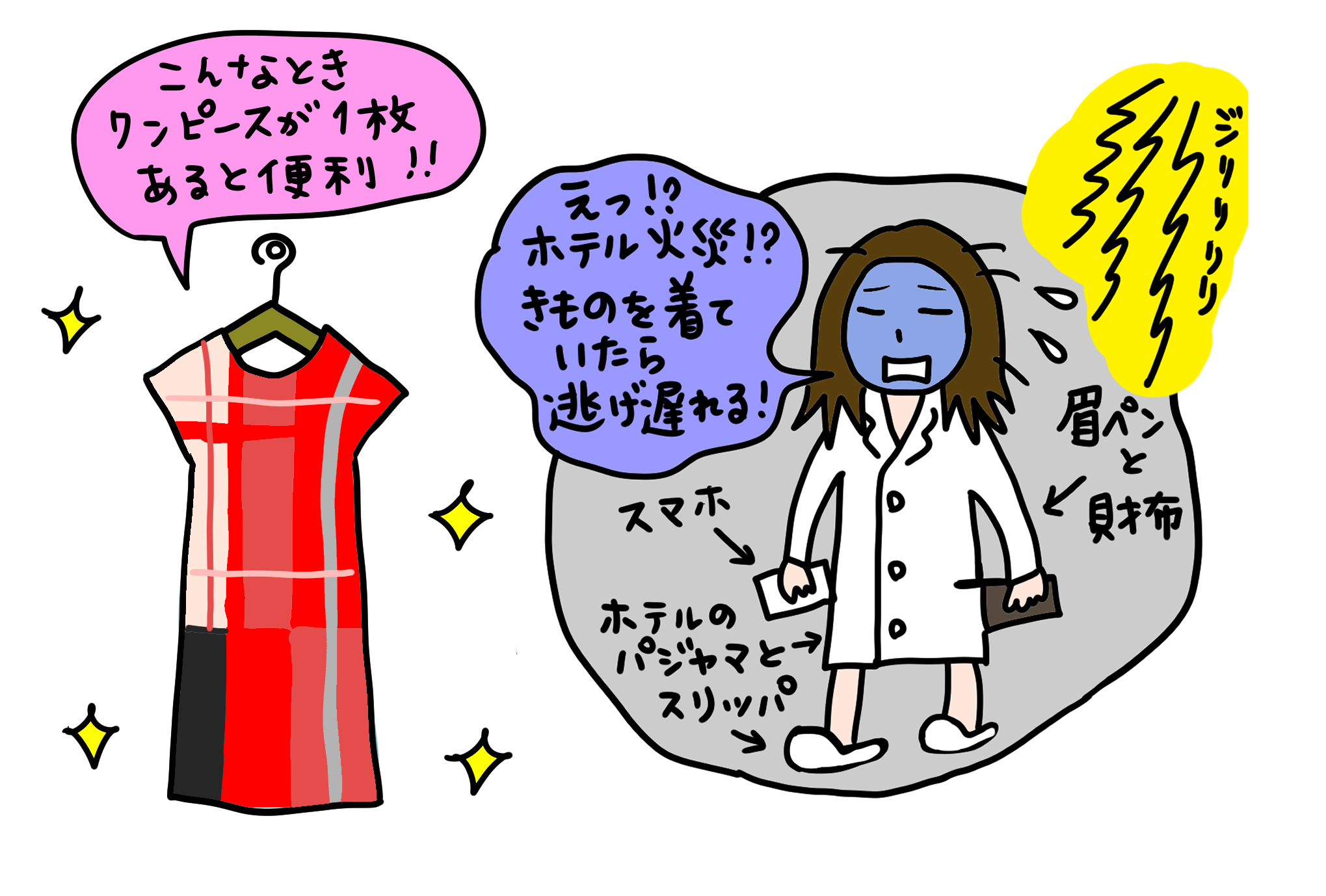 きもの旅でもワンピを一枚 「きくちいまが、今考えるきもののこと」vol.99