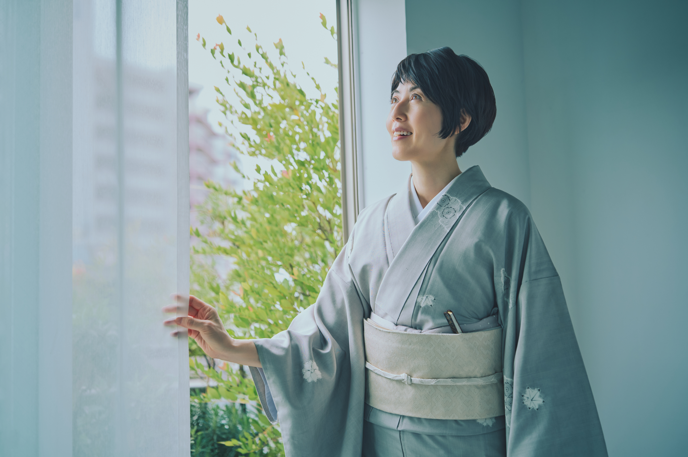 慶子さん着姿