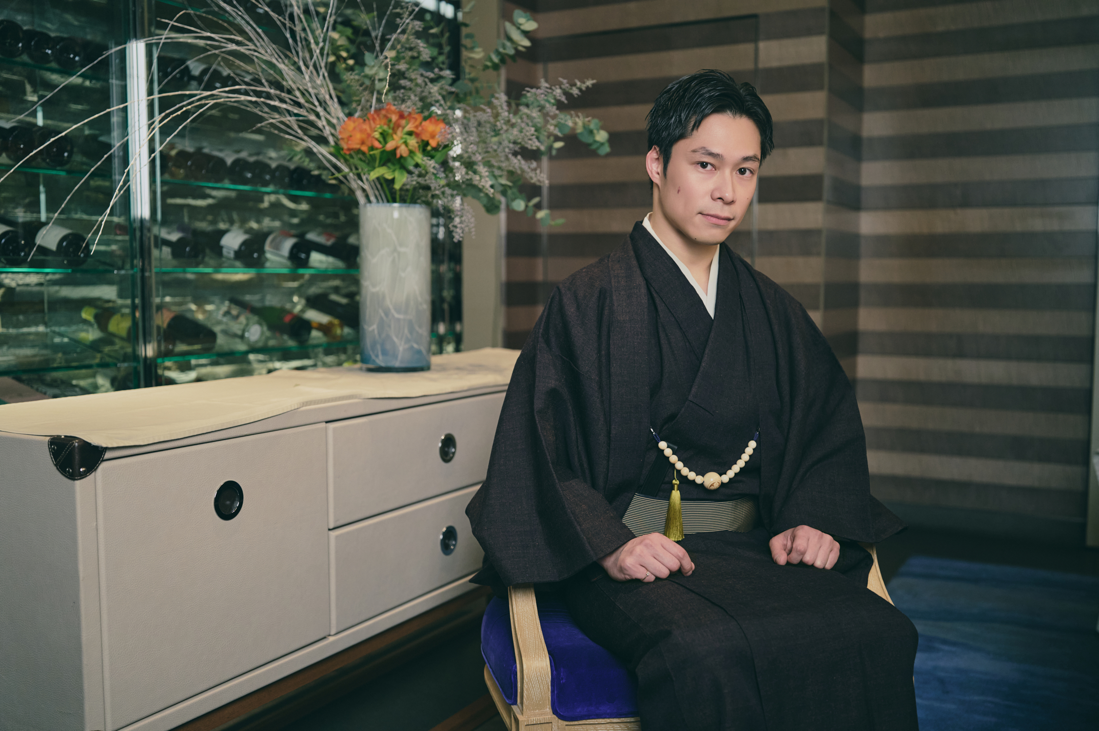 剛さん着姿