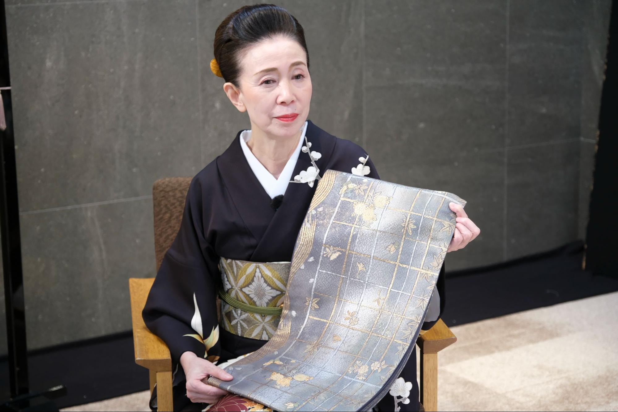 余命宣告後、新年を迎える際に締めた帯