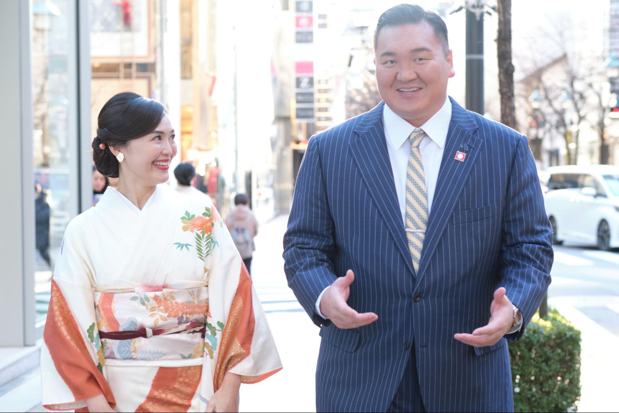 今後の活動について語る白鵬さん