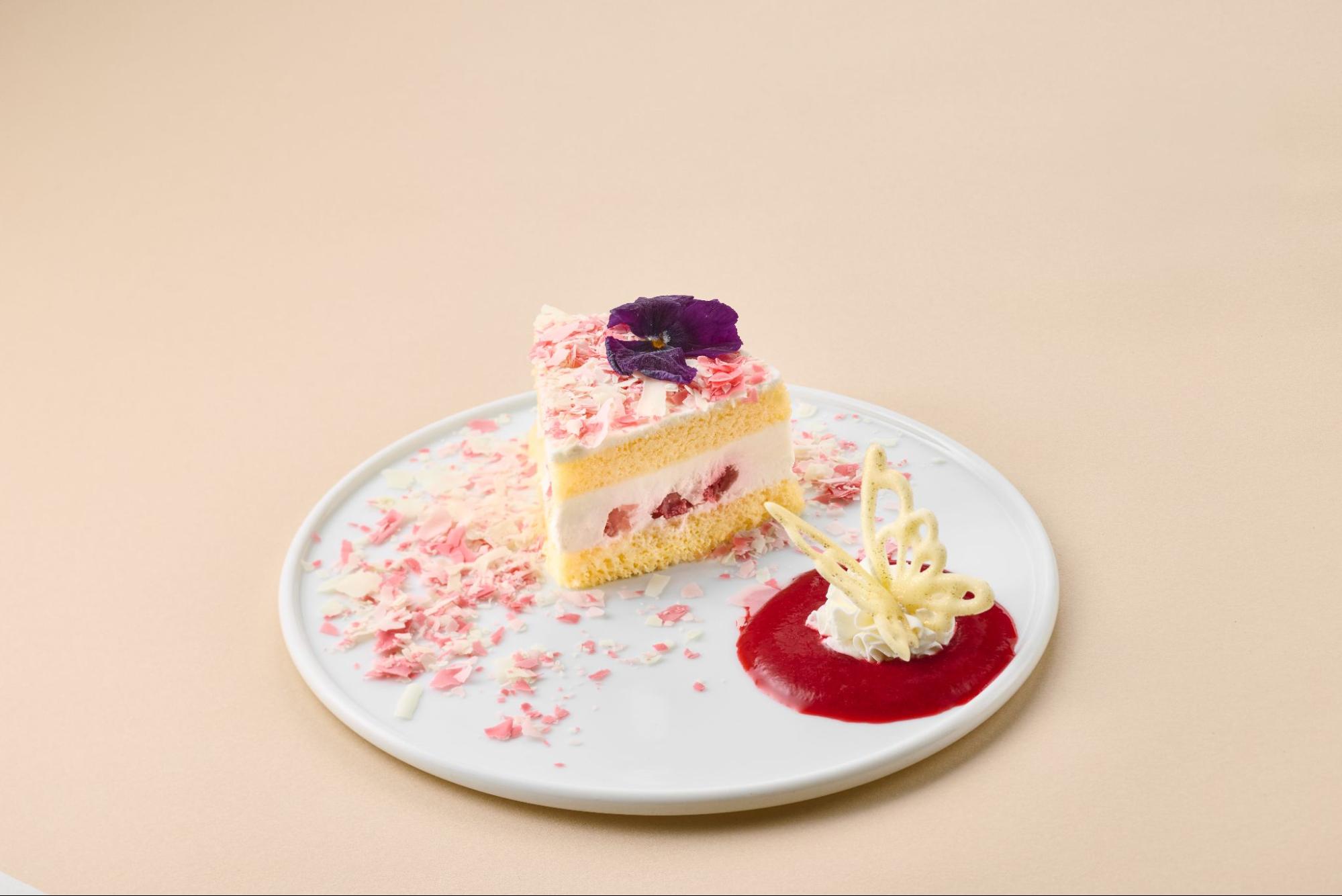 「ショートケーキと蝶」