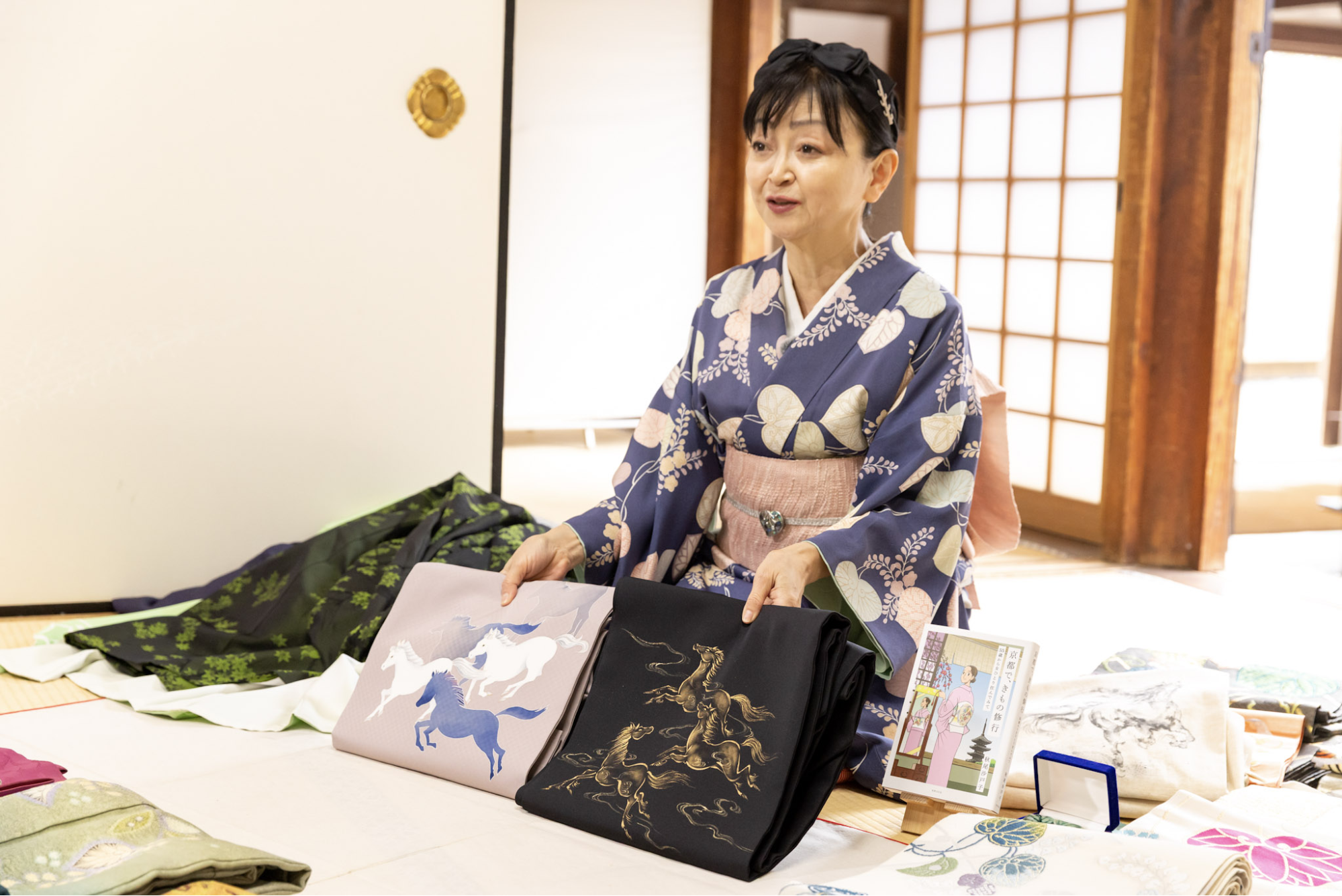 馬柄の帯2