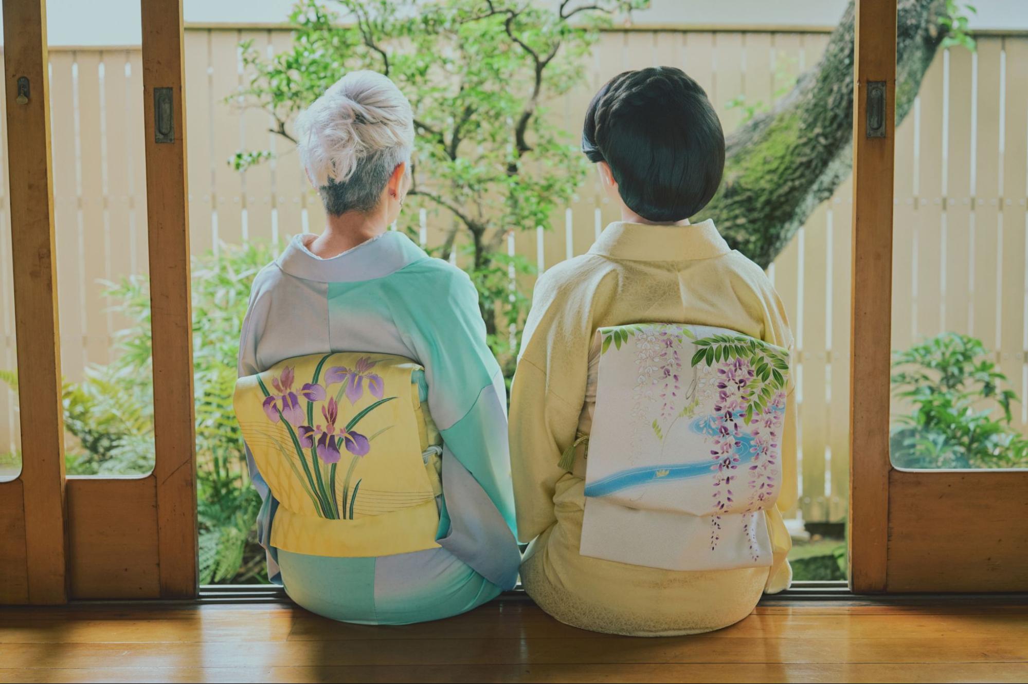ふたりのバックショット