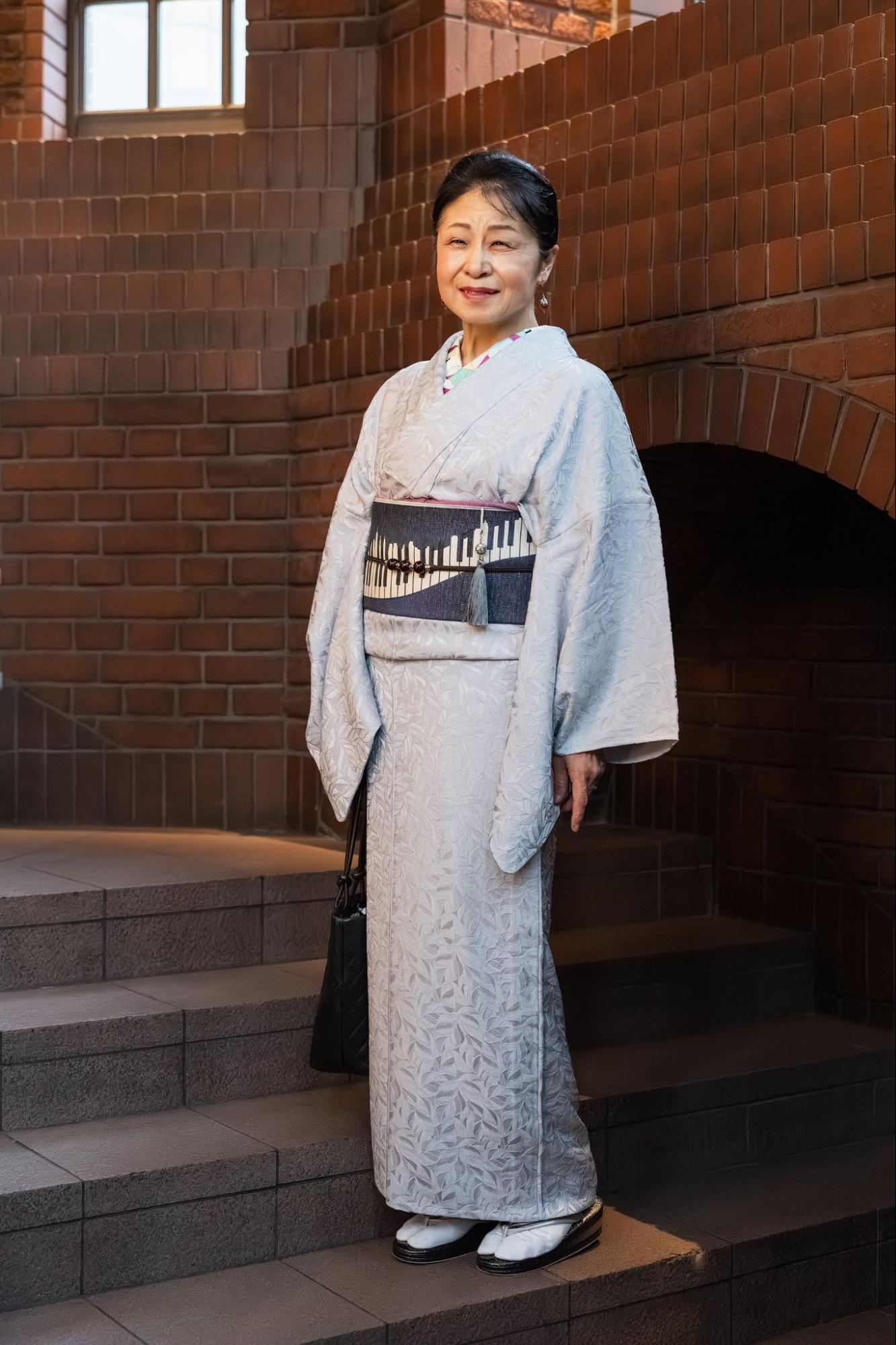 「京WA・KKA」さんの鍵盤模様の帯