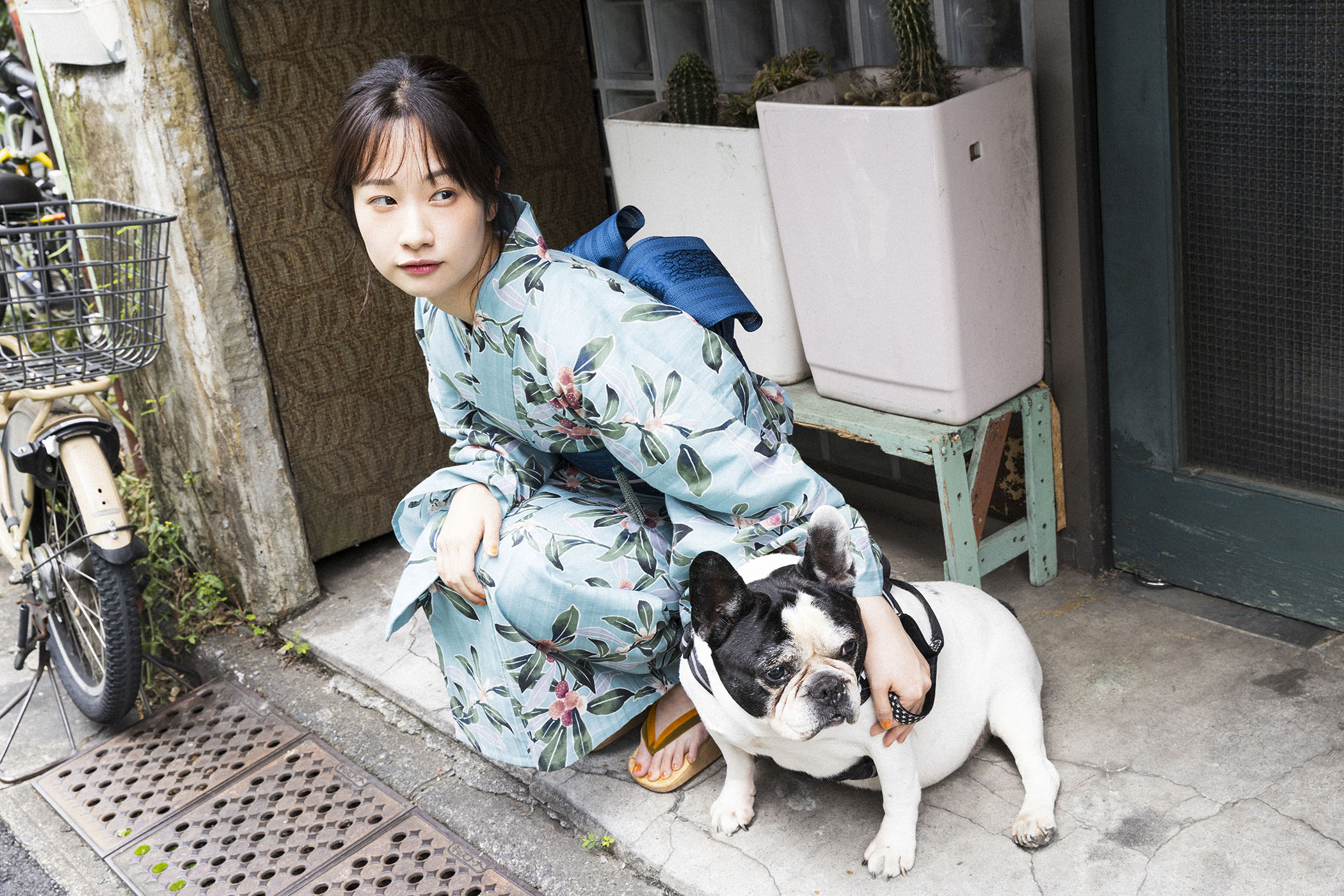 藤間爽子がまとう、日常を彩る浴衣9