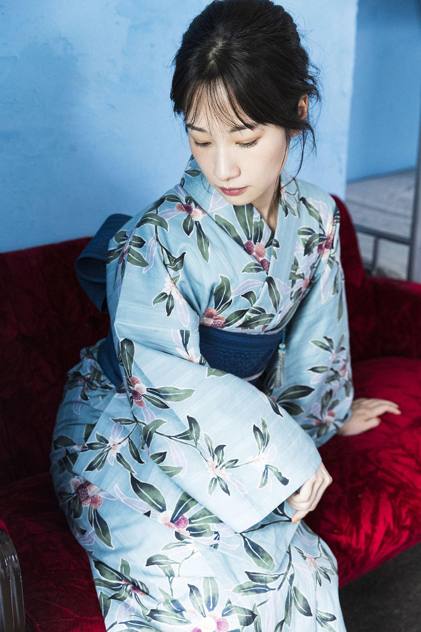 藤間爽子がまとう、日常を彩る浴衣16