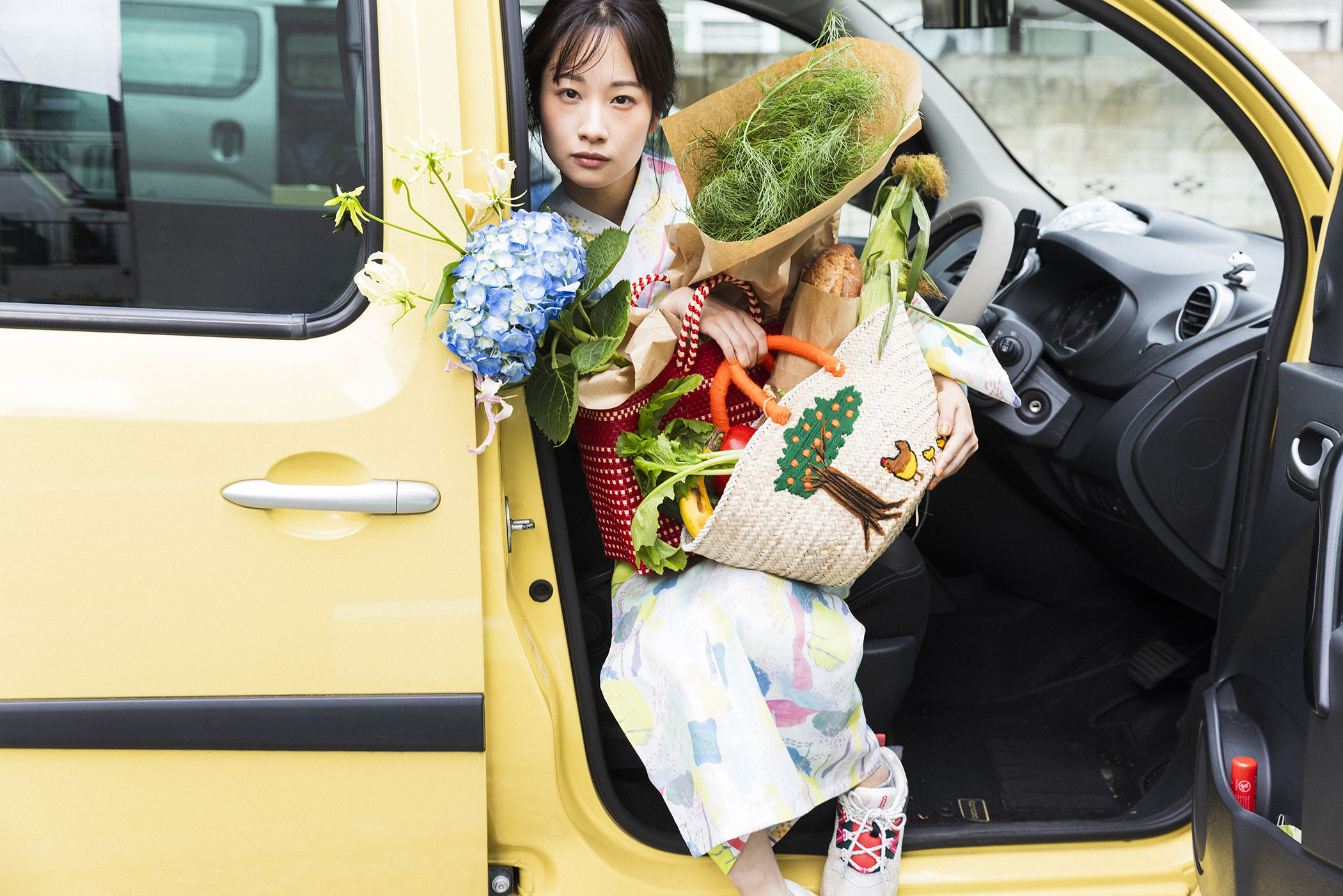 藤間爽子がまとう、日常を彩る浴衣32
