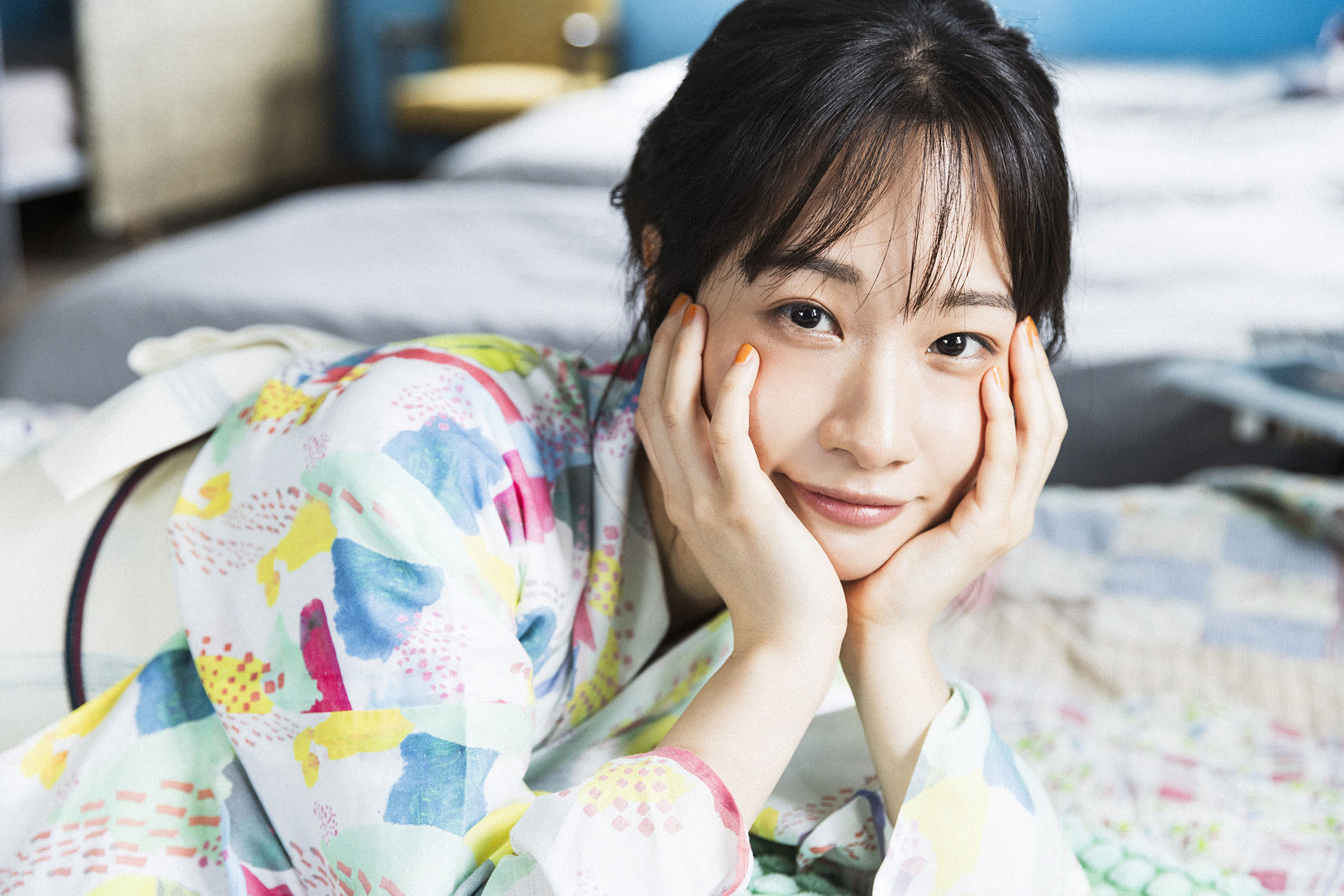 藤間爽子がまとう、日常を彩る浴衣48