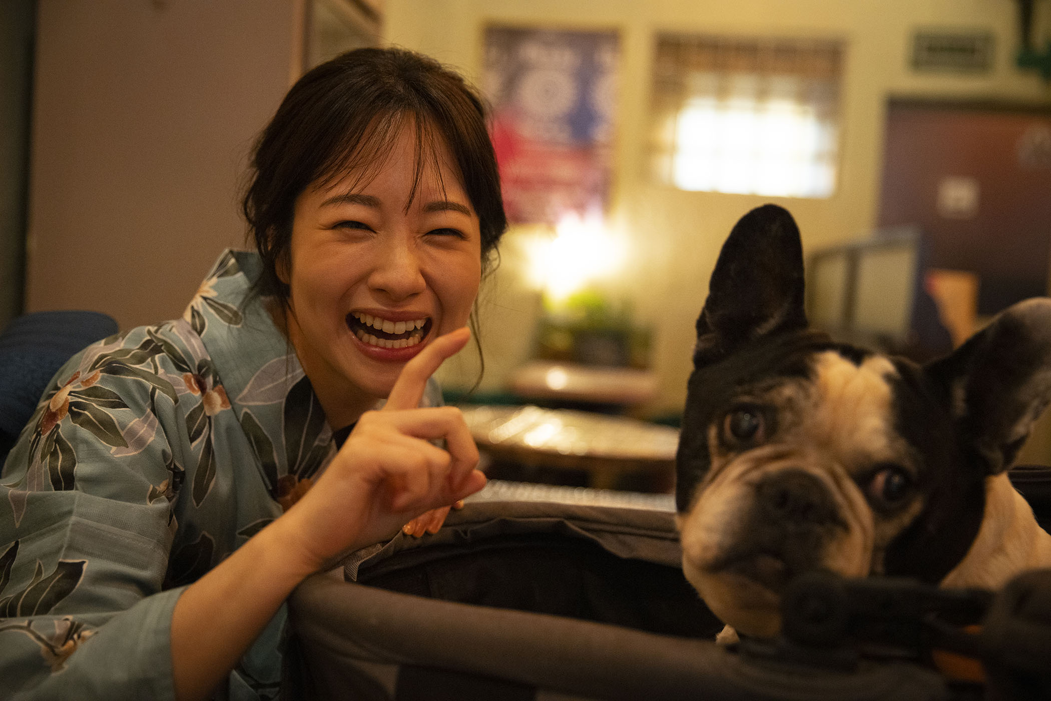 藤間爽子がまとう、日常を彩る浴衣51