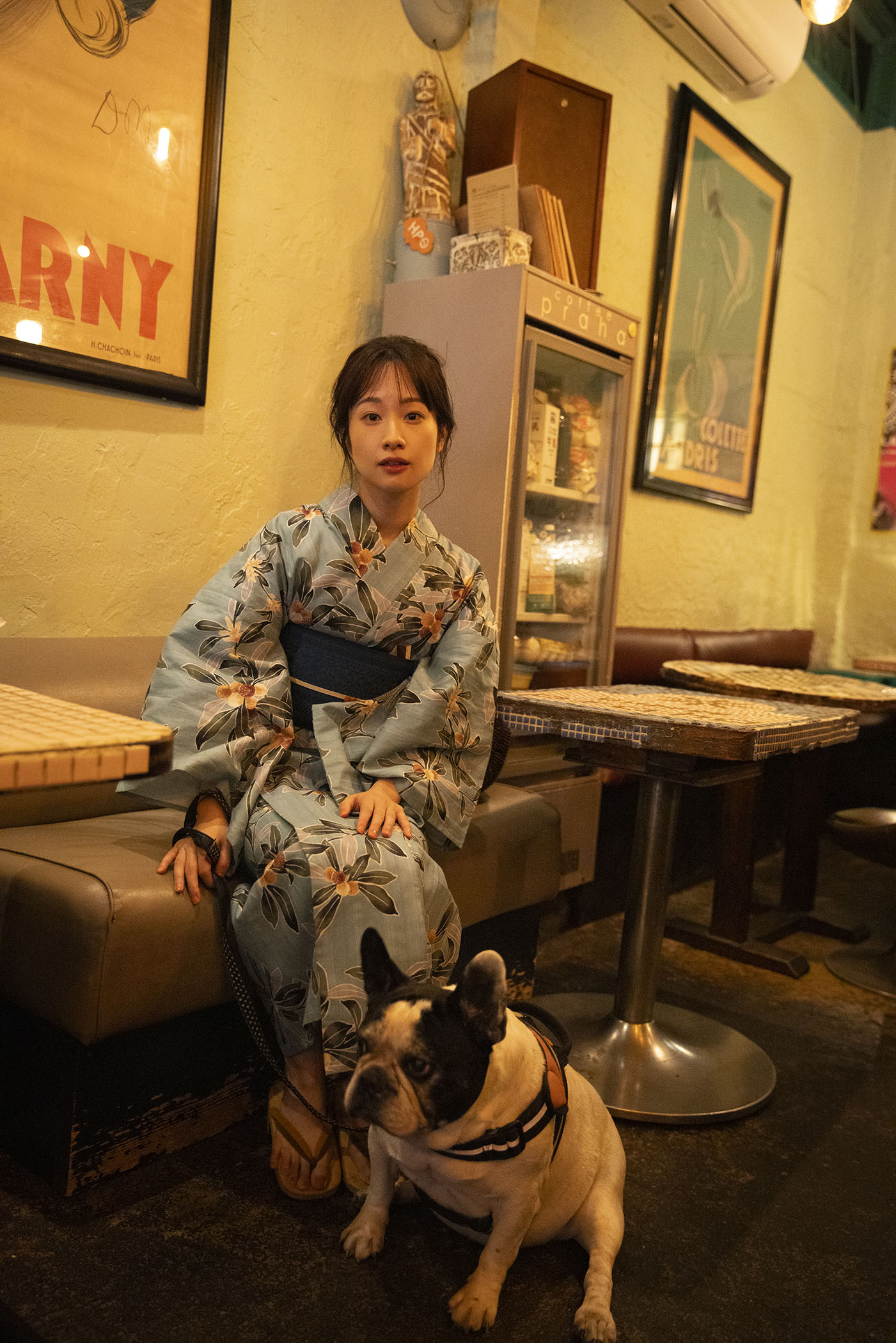 藤間爽子がまとう、日常を彩る浴衣53