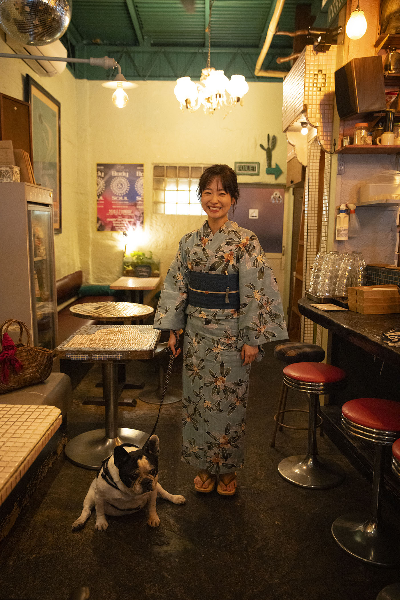 藤間爽子がまとう、日常を彩る浴衣55