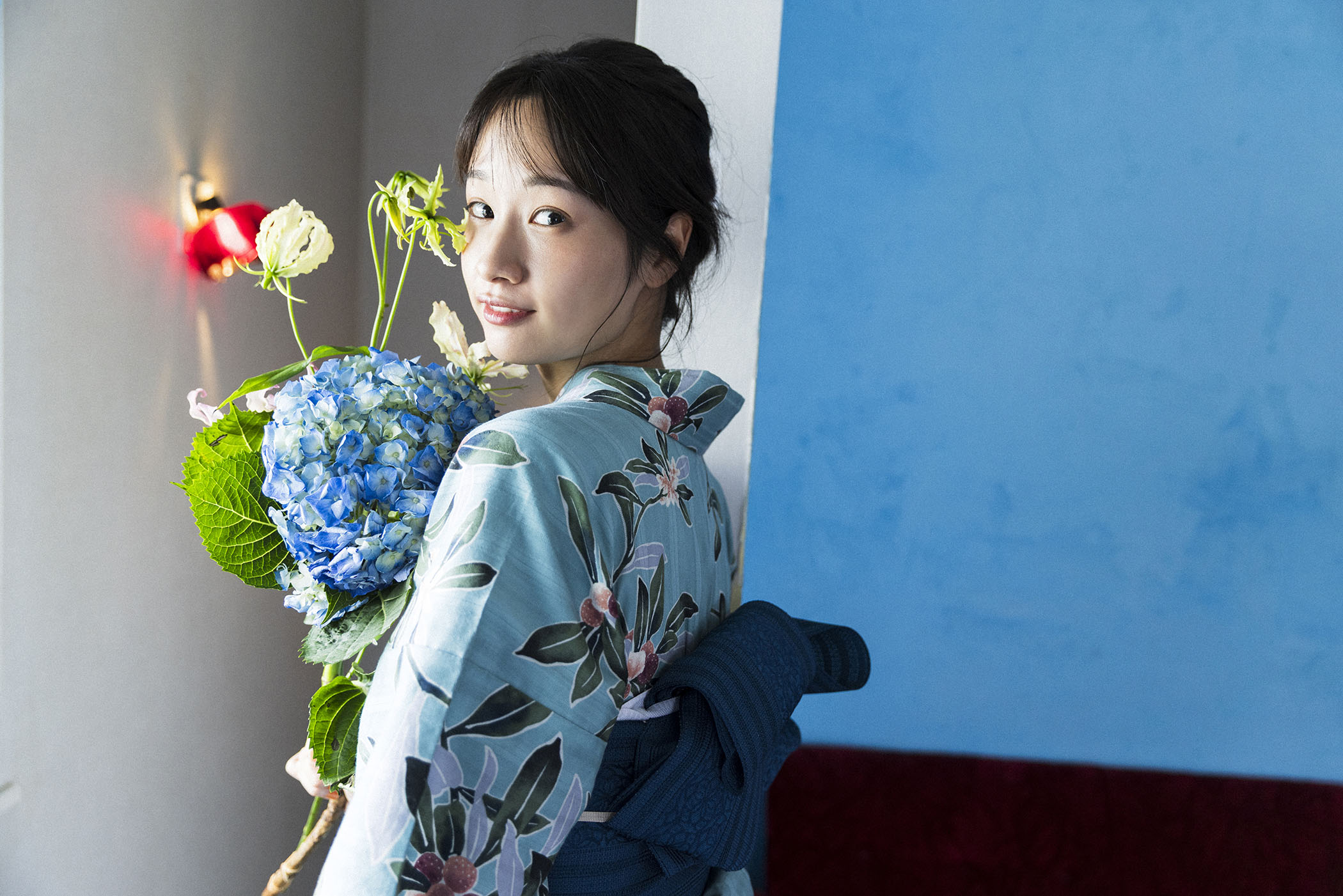 藤間爽子がまとう、日常を彩る浴衣67