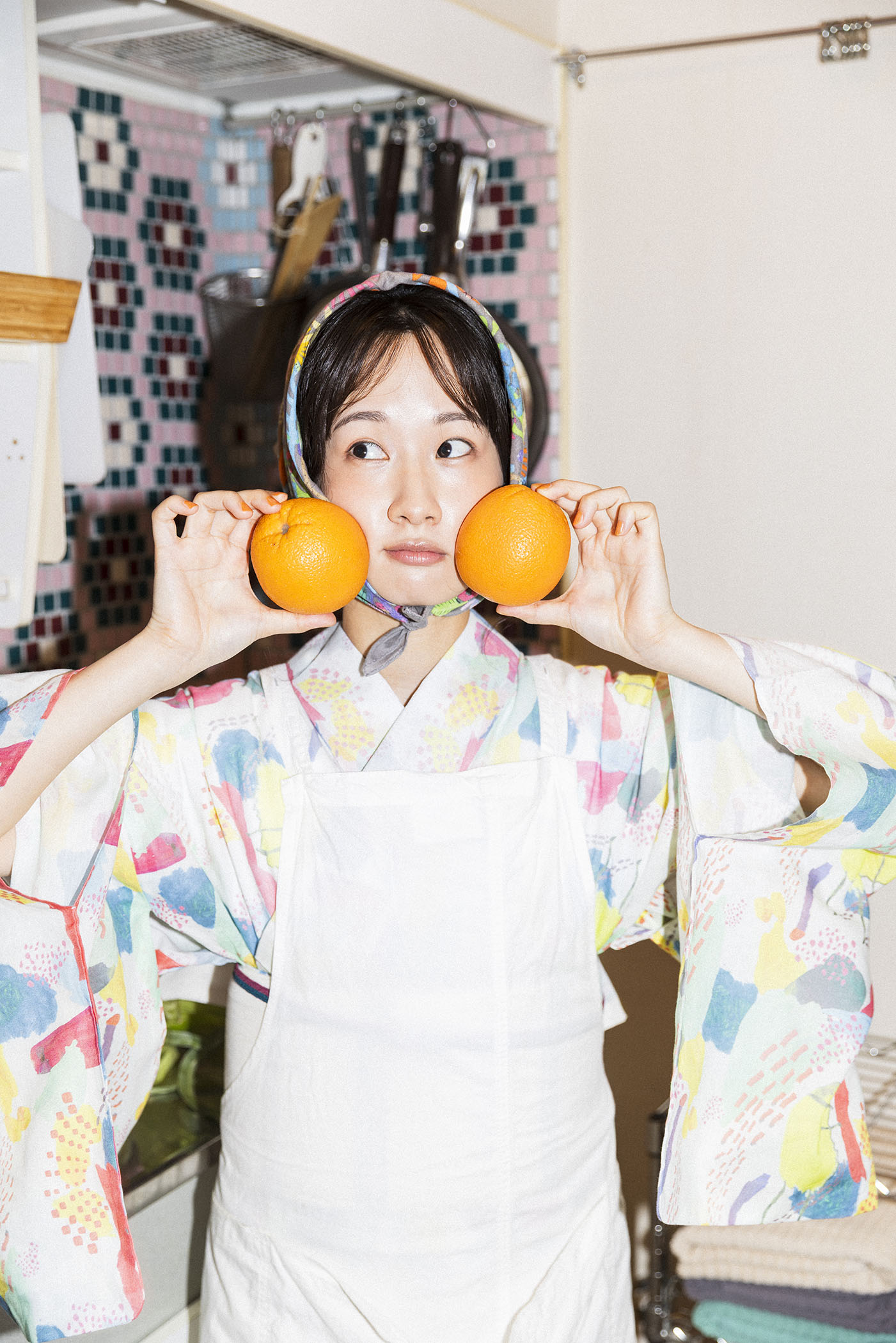 藤間爽子がまとう、日常を彩る浴衣75