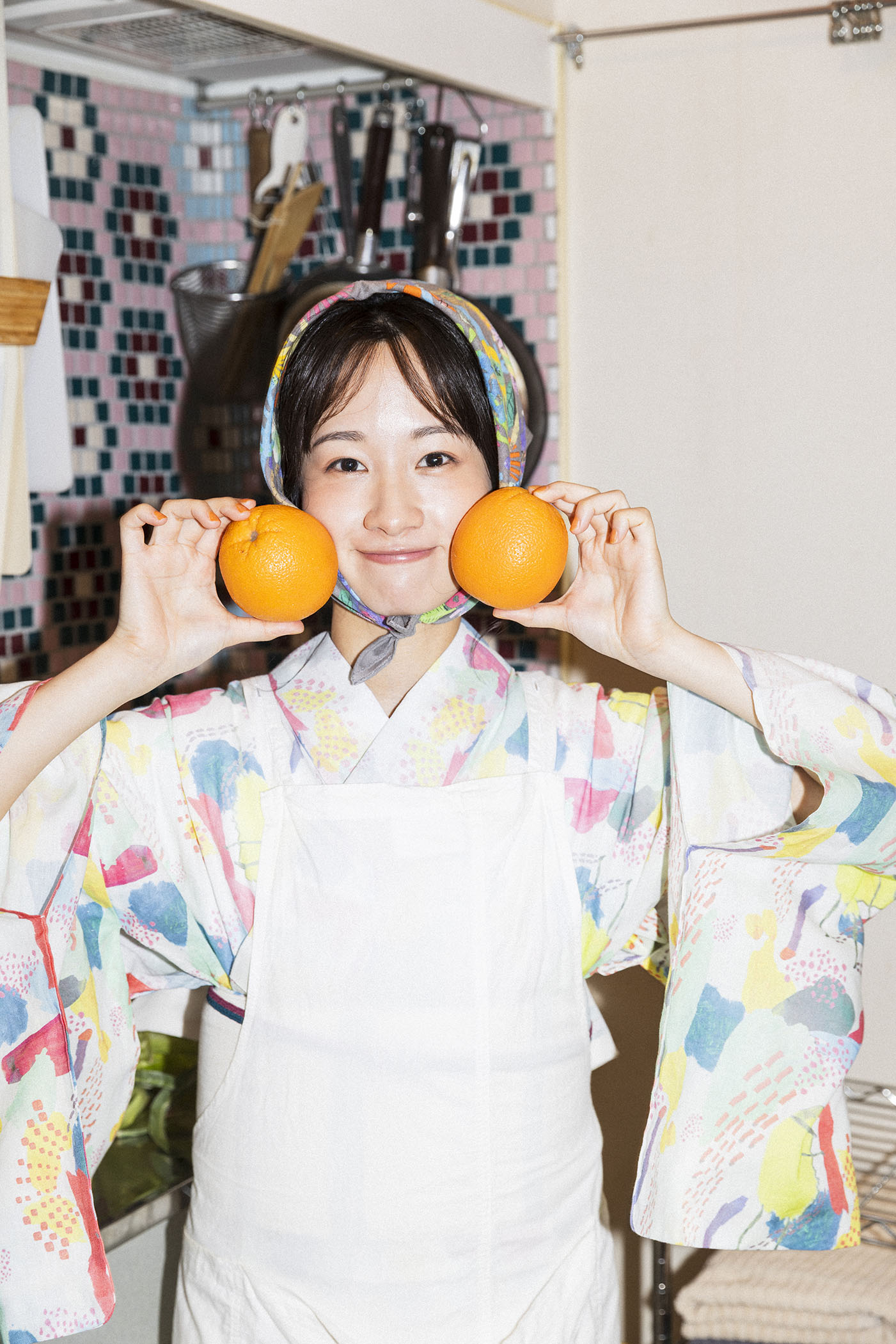 藤間爽子がまとう、日常を彩る浴衣76